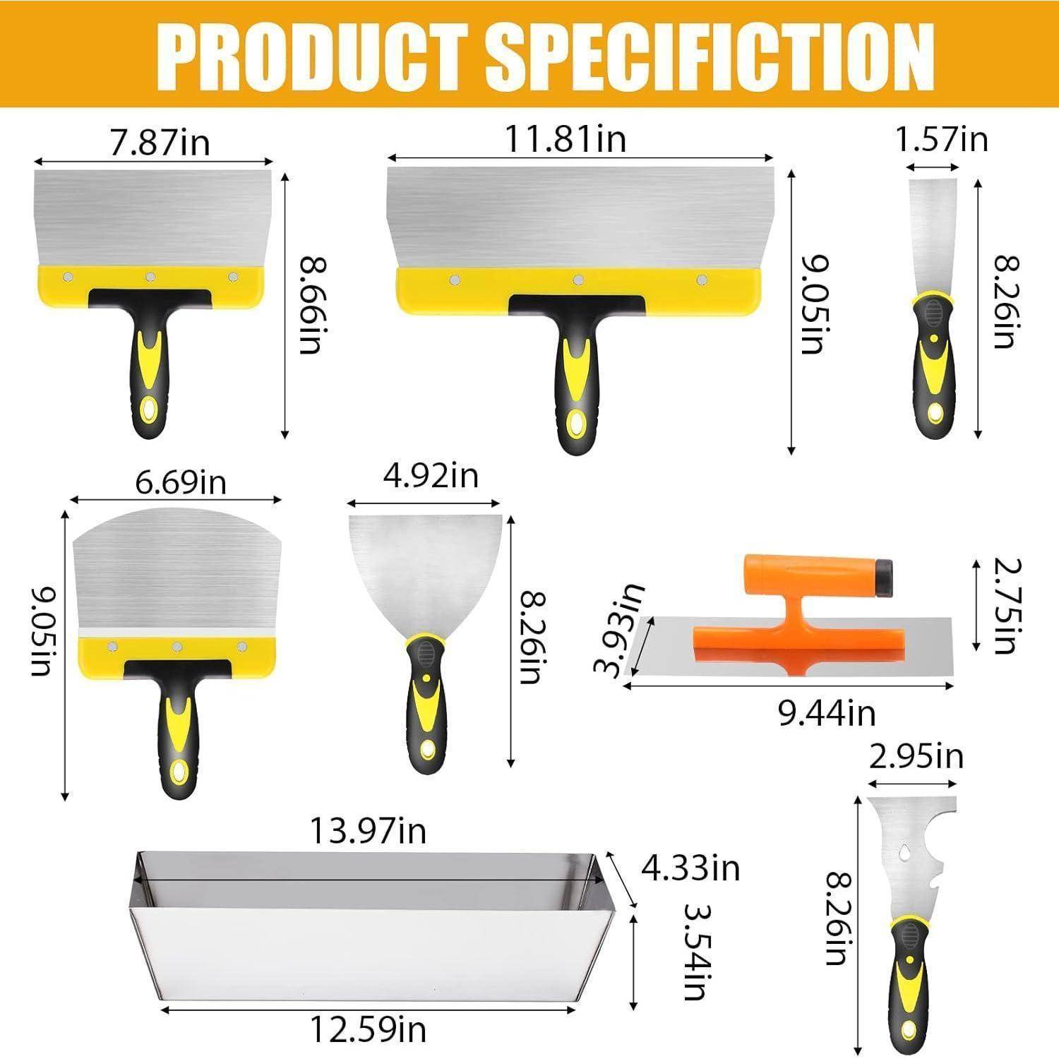 Spachtel Tapetenspachtel Glättkelle Spachtelkasten Spachtel Set