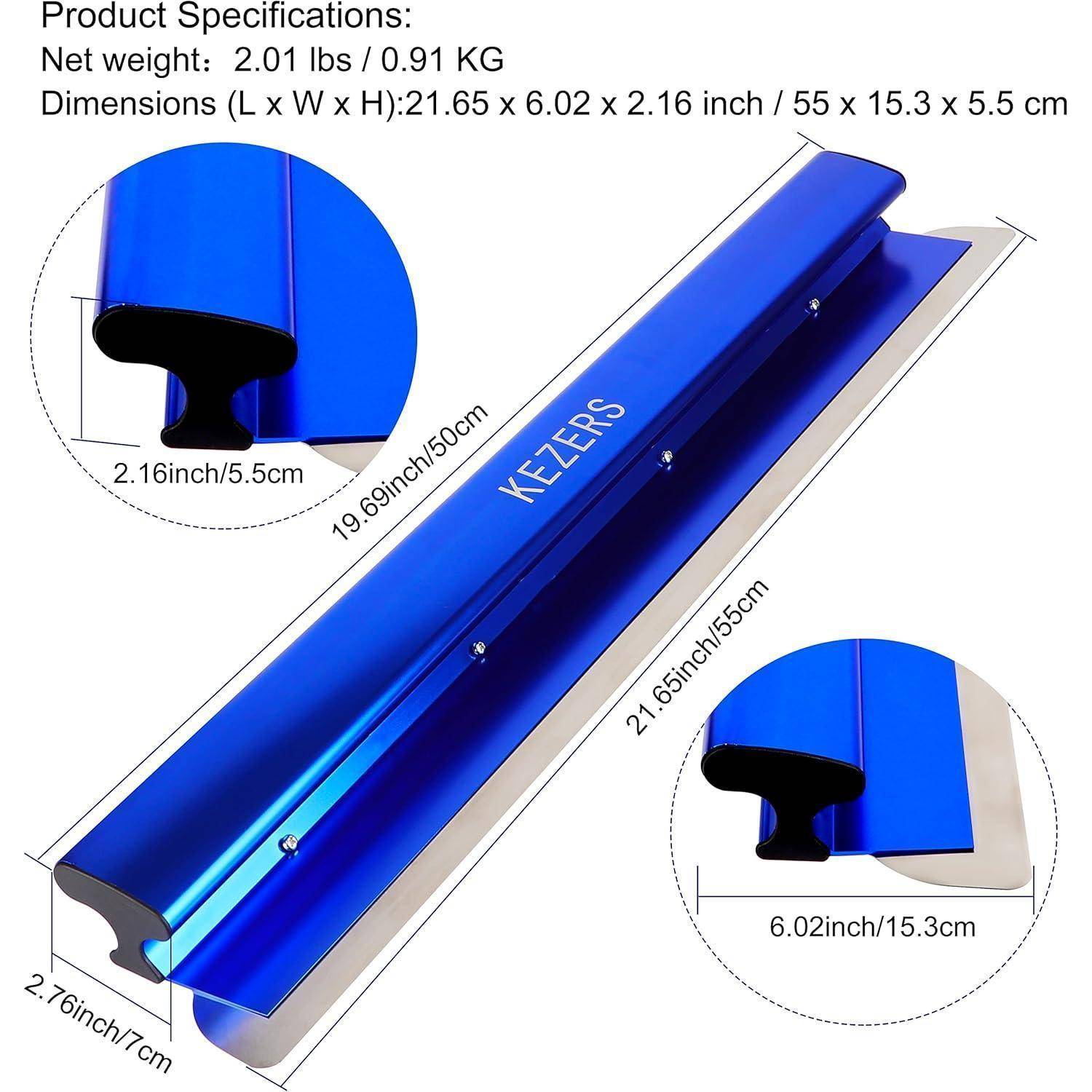 Flächenspachtel 55cm Edelstahlklinge Handgriff SK55