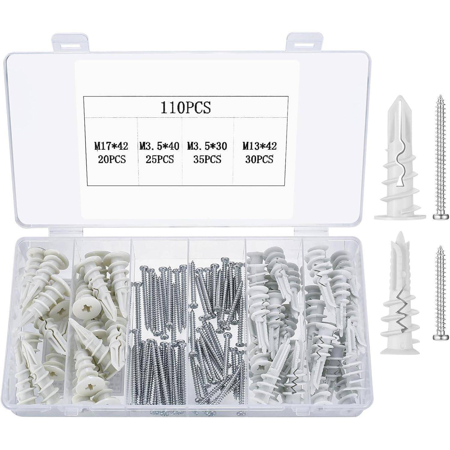 Dämmstoffdübel 110 Fassadendübel Rigipsdübel Selbstbohrend Weiß