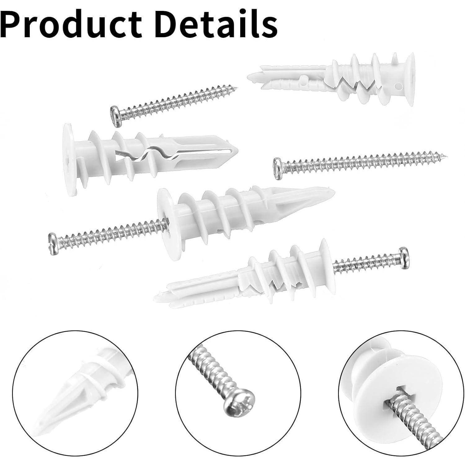 Dämmstoffdübel 110 Fassadendübel Rigipsdübel Selbstbohrend Weiß