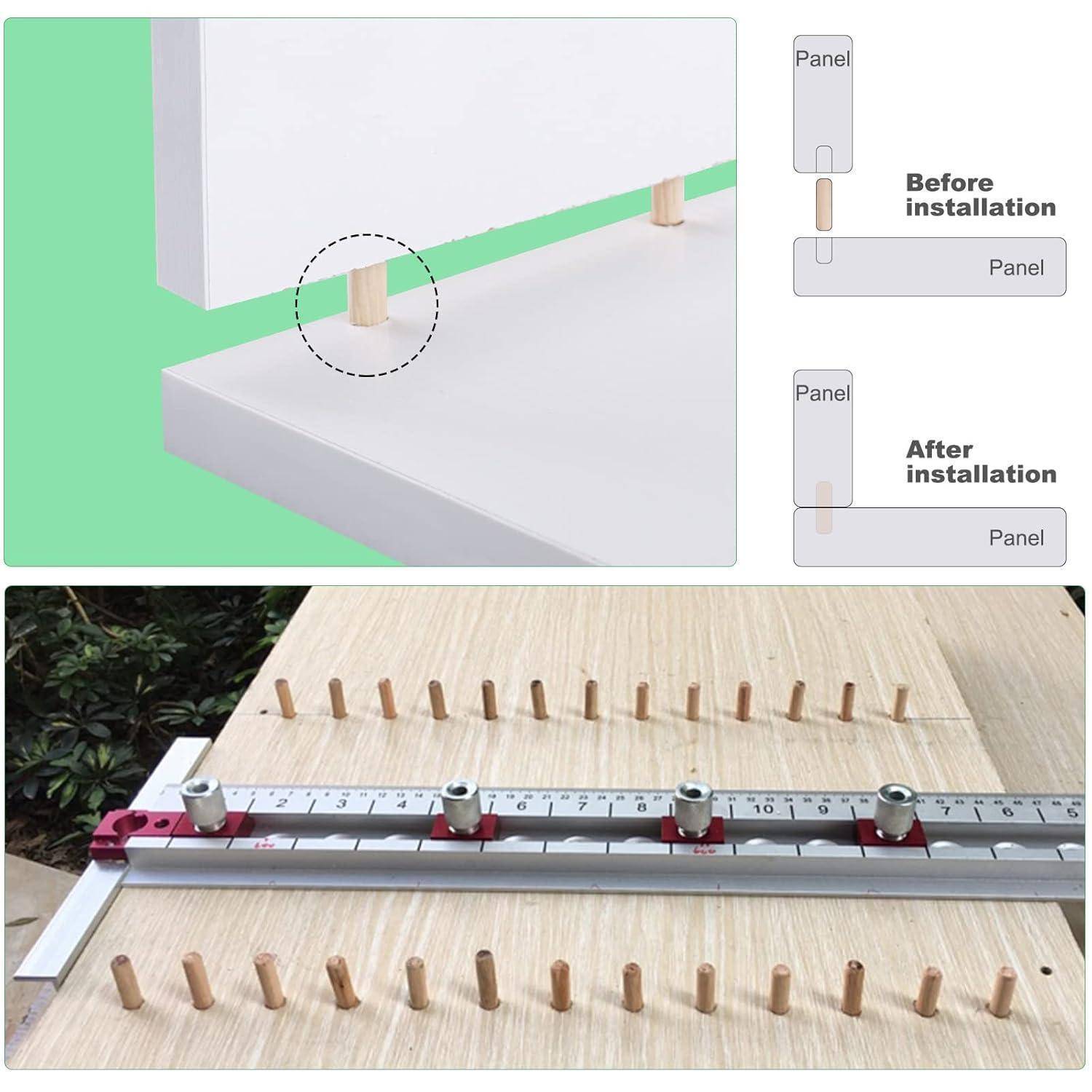 Holzdübel Riffeldübel Holzstifte Buche Tischler 200 Stück 10x40mm