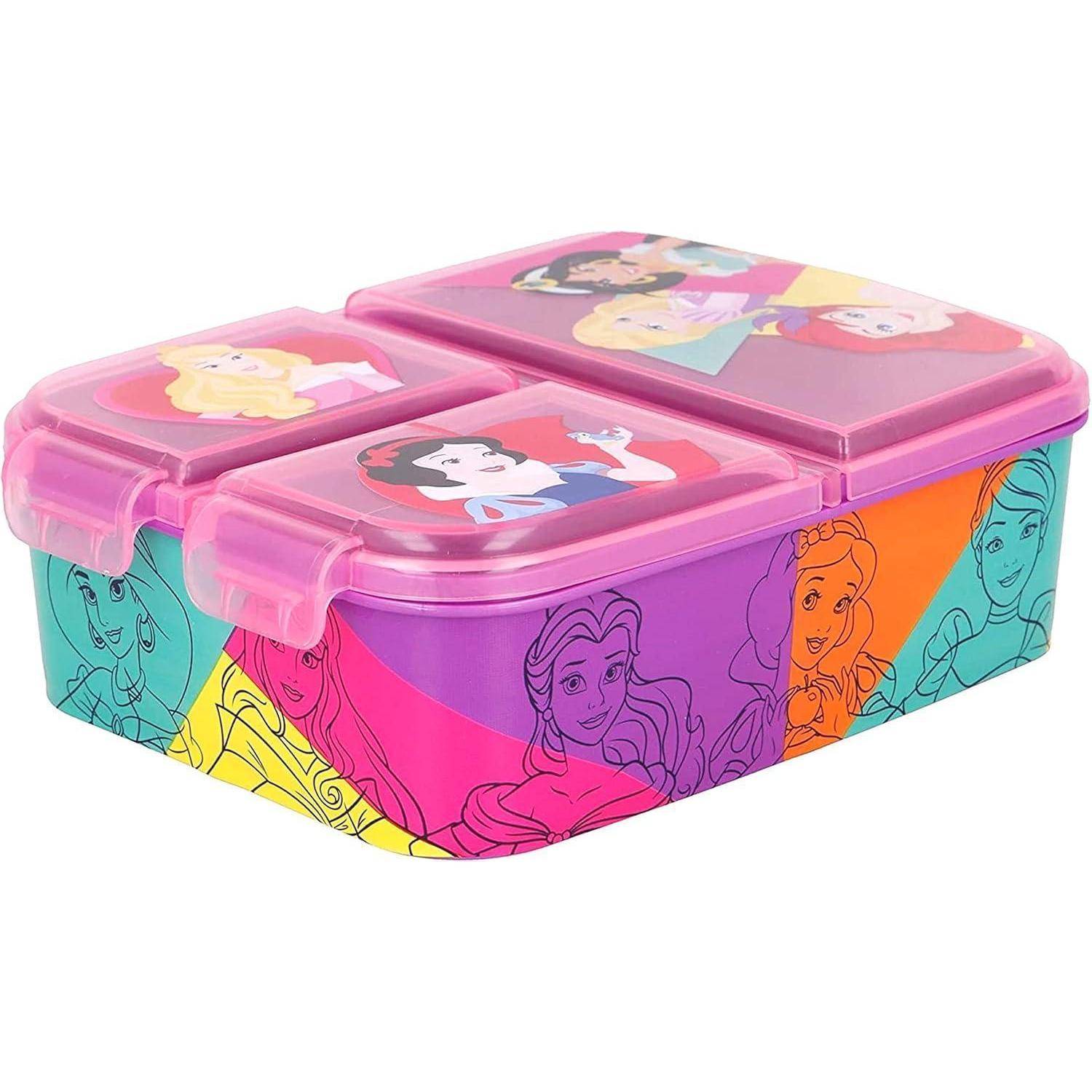 Brotdose Kinder Lunchbox Fächer Unterteilung BPA Princess Prinzessin