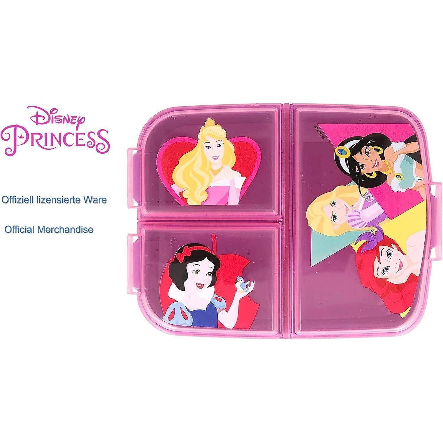 Brotdose Kinder Lunchbox Fächer Unterteilung BPA Princess Prinzessin