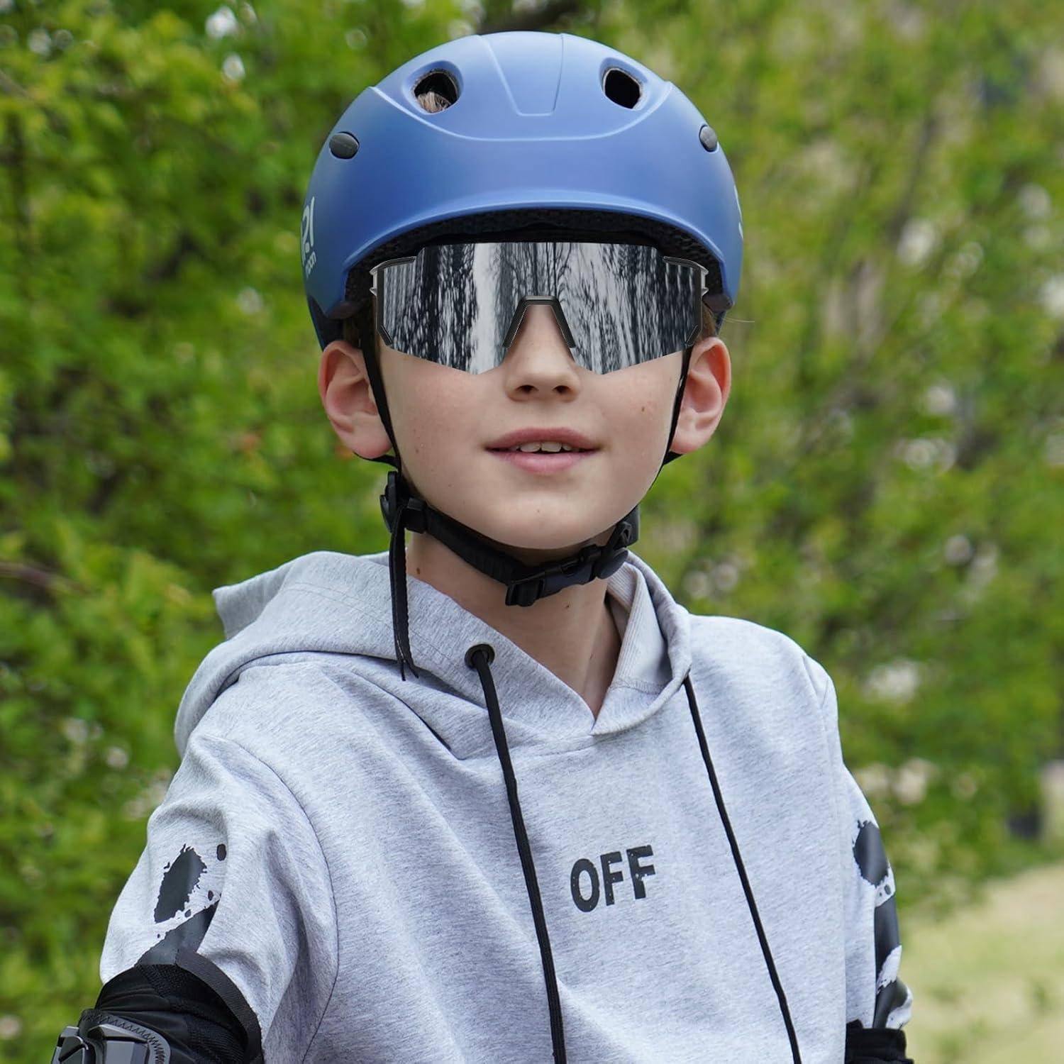 Polarisierte Jugend Sport Sonnenbrille UV400 für Kinder TR90 Rahmen