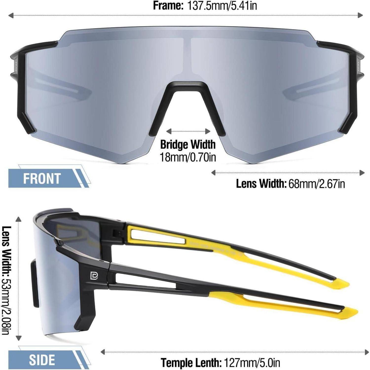 Polarisierte Jugend Sport Sonnenbrille UV400 für Kinder TR90 Rahmen