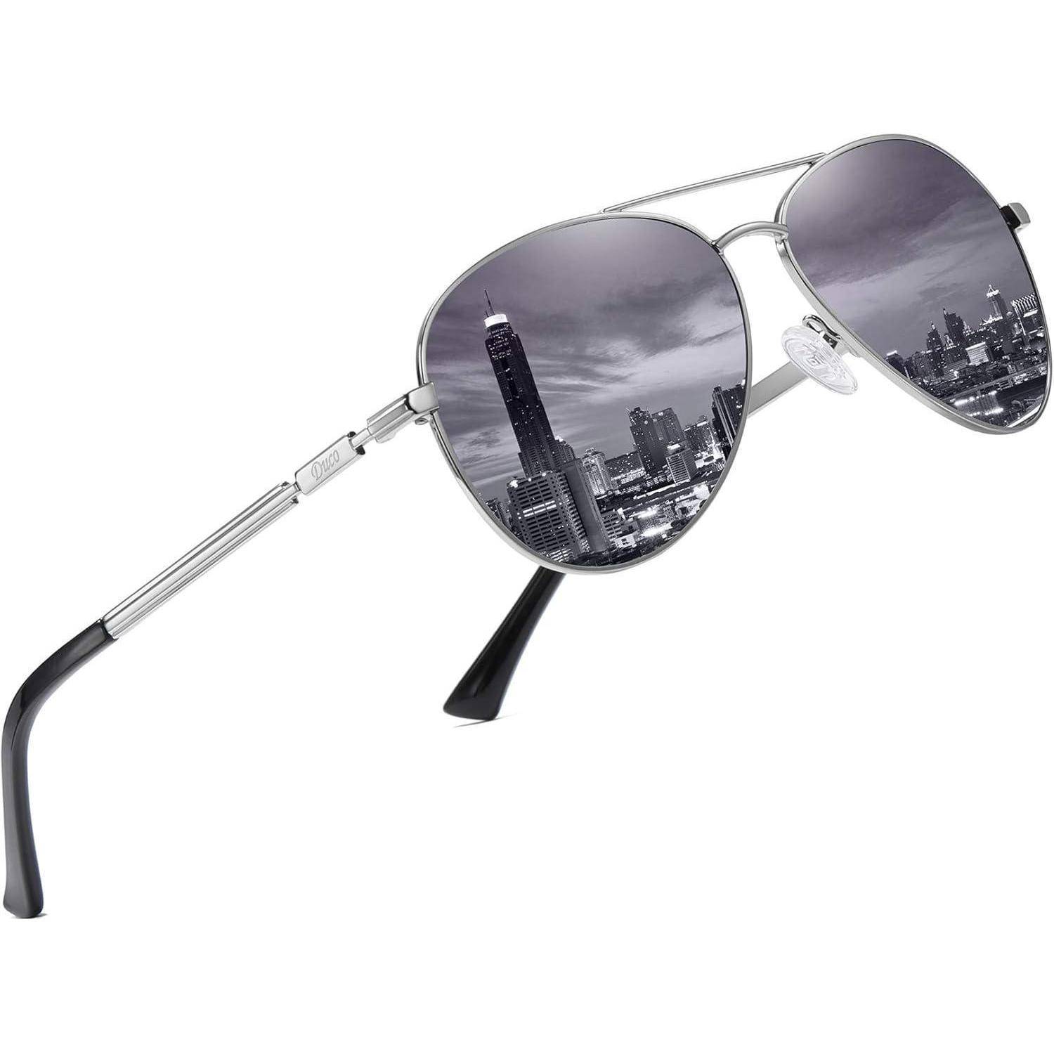 Polarisierte Sonnenbrille Herren UV400 Kategorie 3 Fliegerbrille 3025K