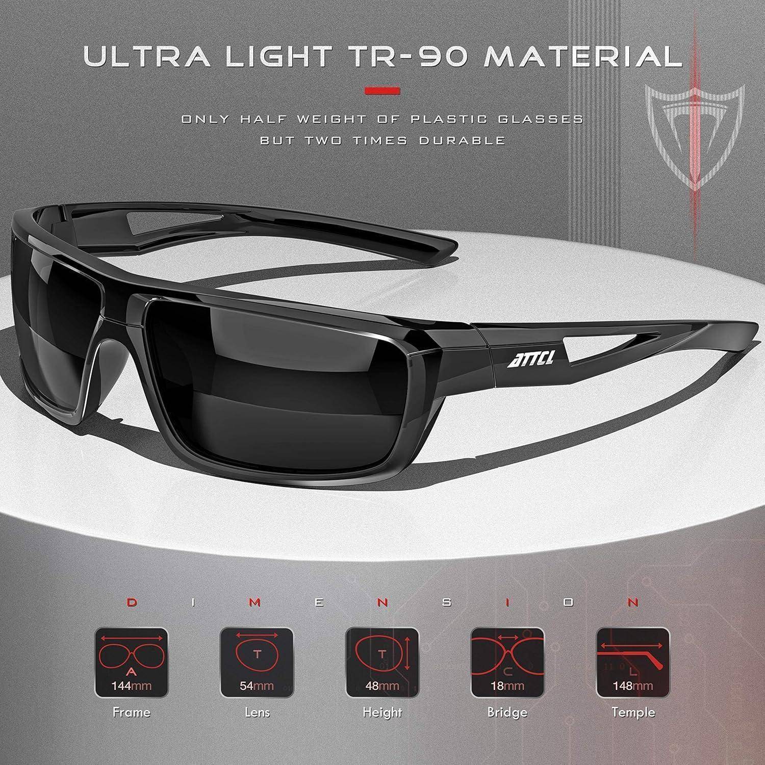 Herren Polarisierte Sport Sonnenbrille Laufen Fahren Angeln UV400