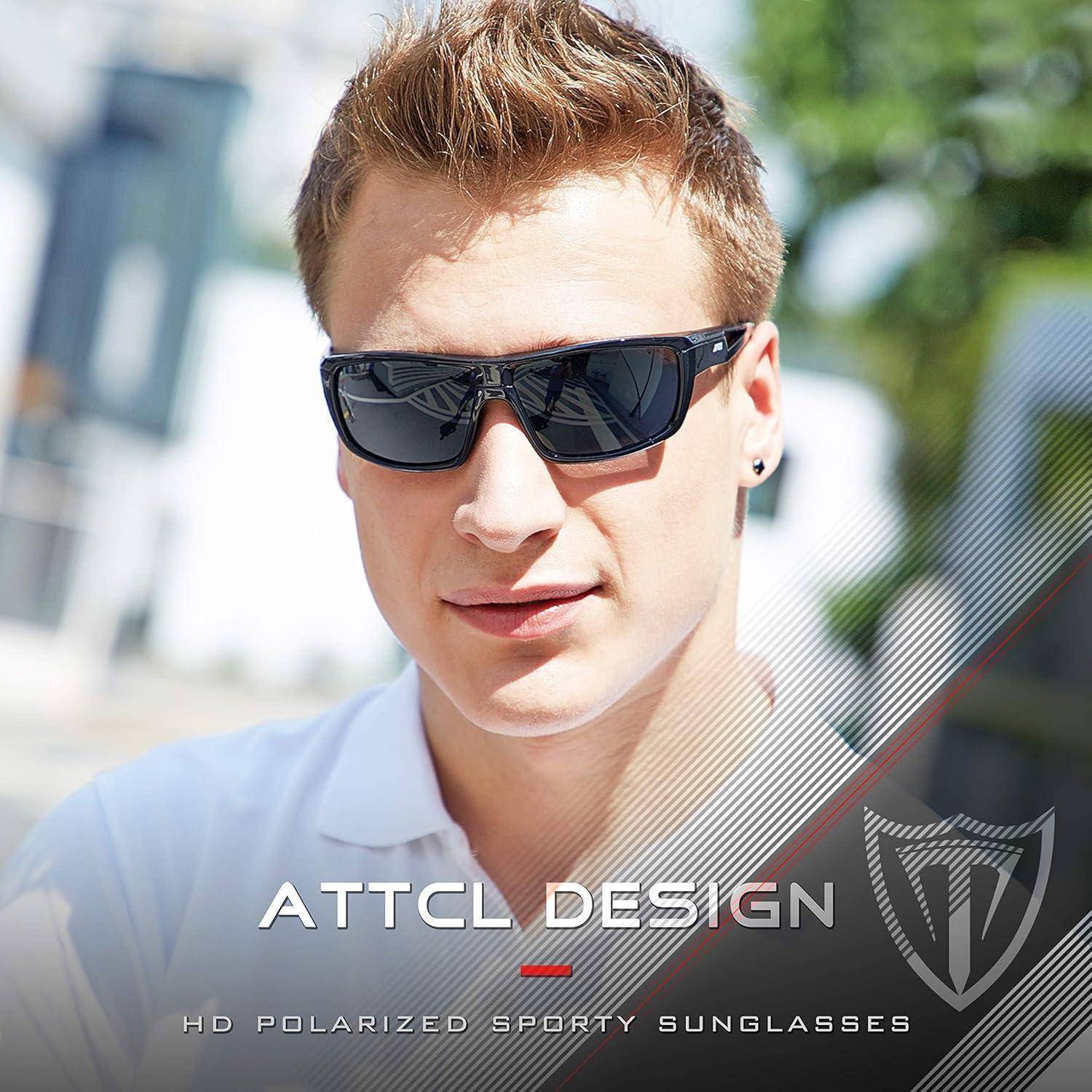 Herren Polarisierte Sport Sonnenbrille Laufen Fahren Angeln UV400