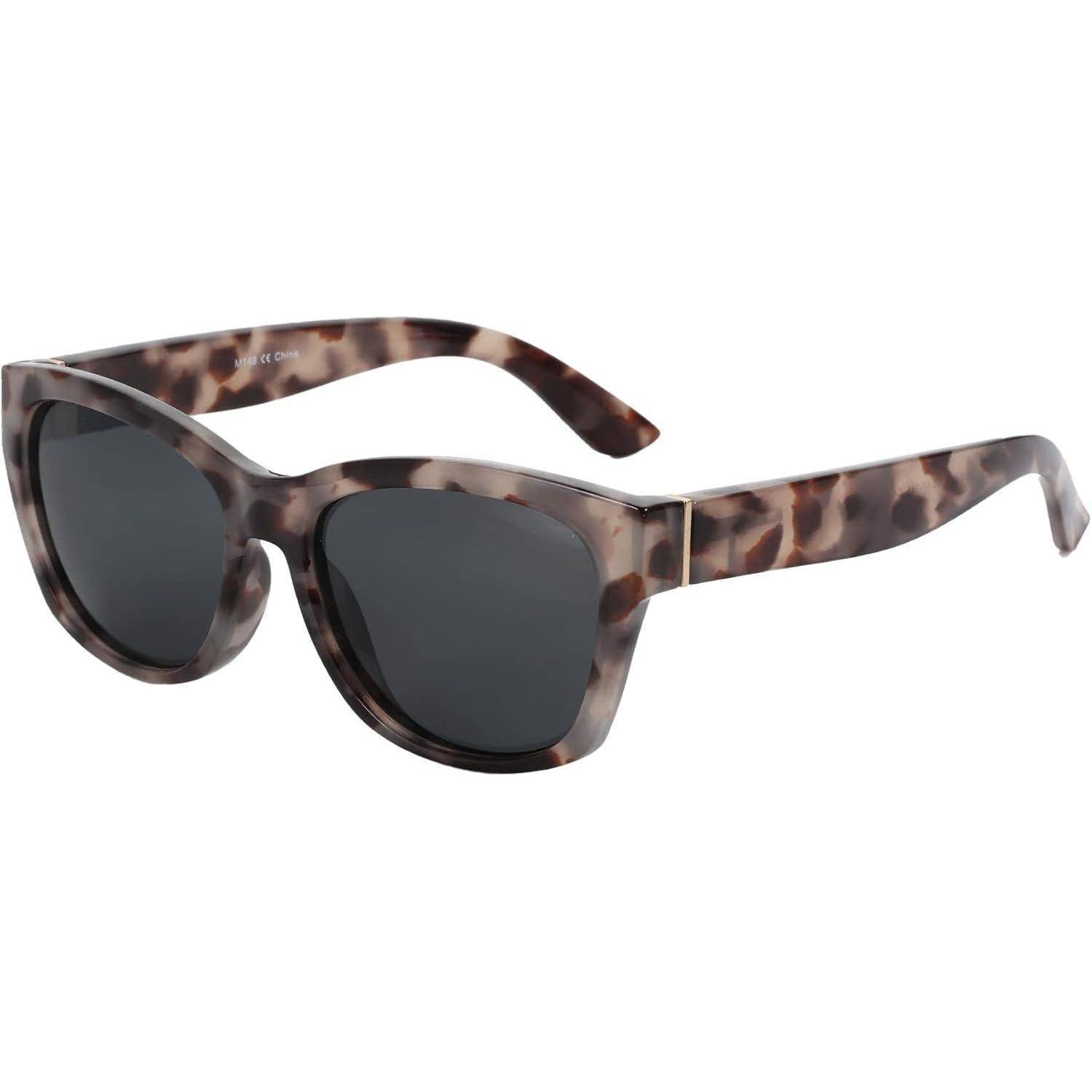 Cat Eye Sonnenbrille Damen Polarisiert Vintage Groß Quadratisch