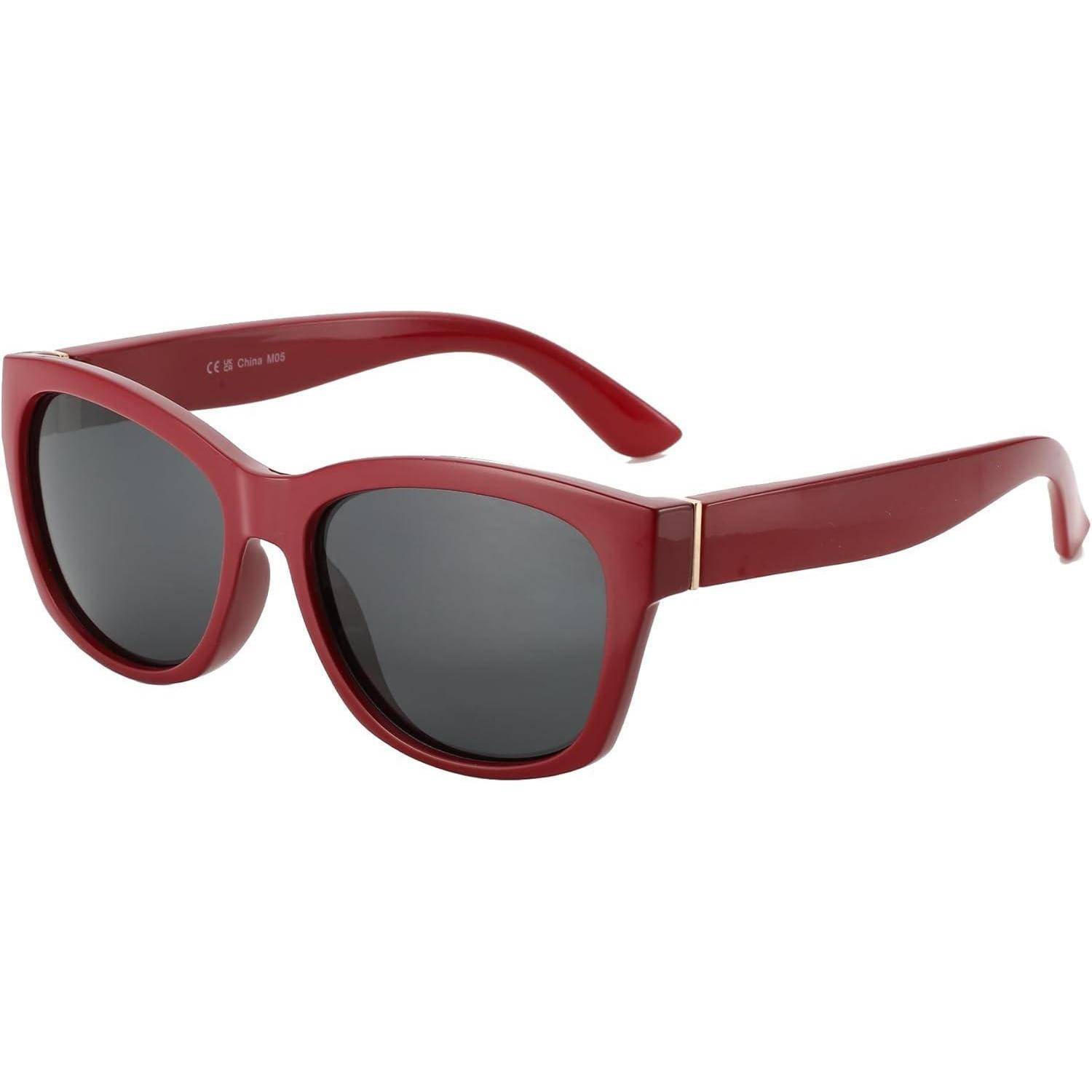Cat Eye Sonnenbrille Damen polarisiert Vintage Retro UV400 Bügel 145mm