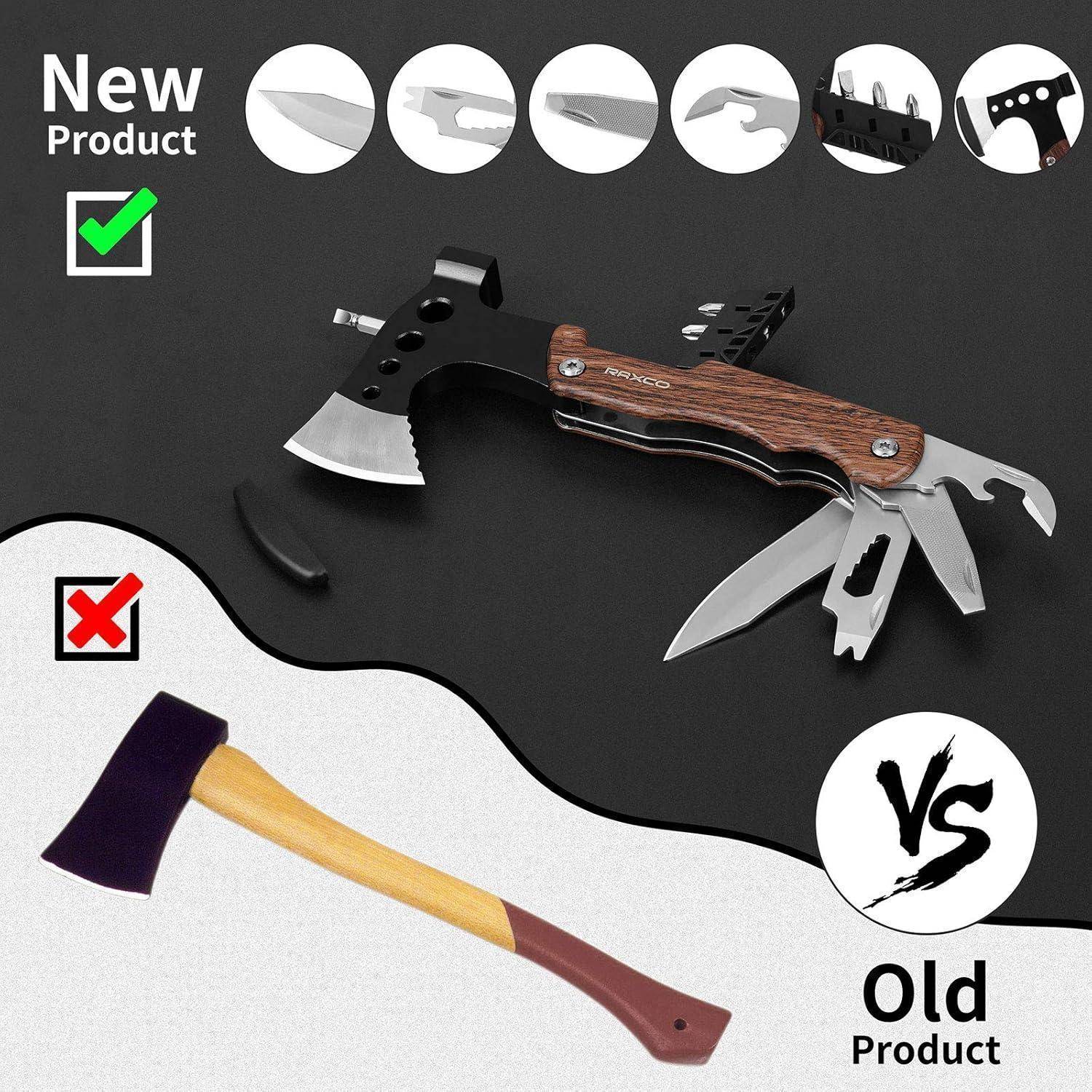 Axt Handbeil Multifunktionswerkzeug Survival 8 IN 1 MULTITOOL AXT