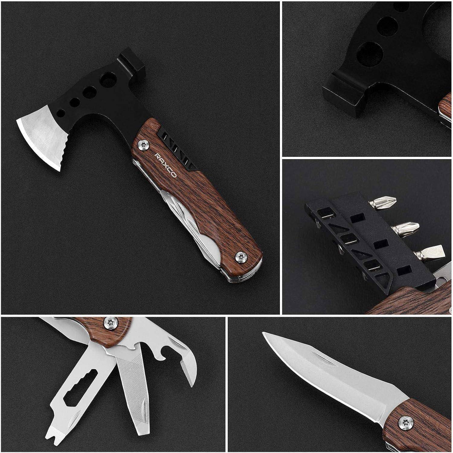 Axt Handbeil Multifunktionswerkzeug Survival 8 IN 1 MULTITOOL AXT