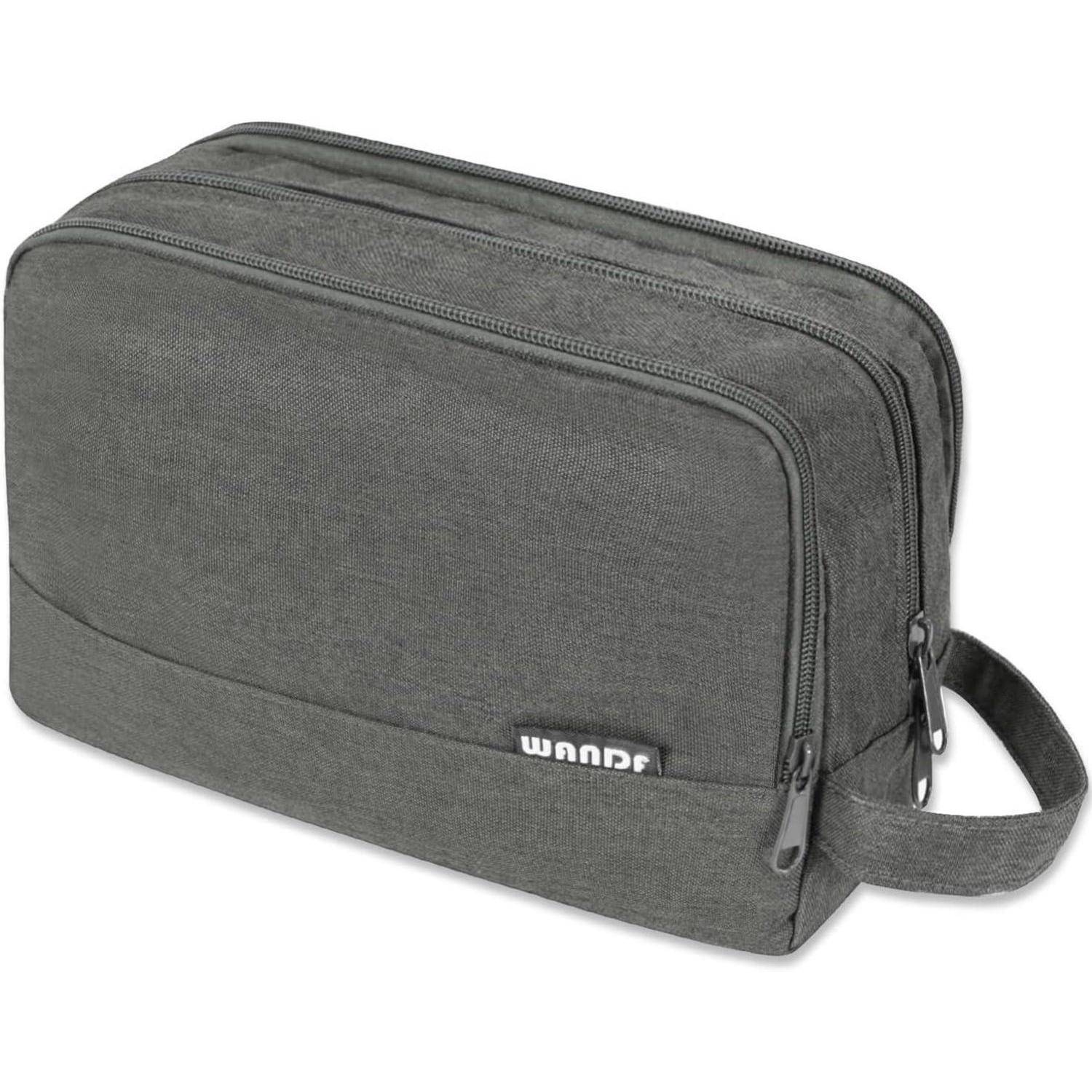Kulturbeutel Herren Reise Kosmetiktasche Reisezubehör Denim Pure Grau