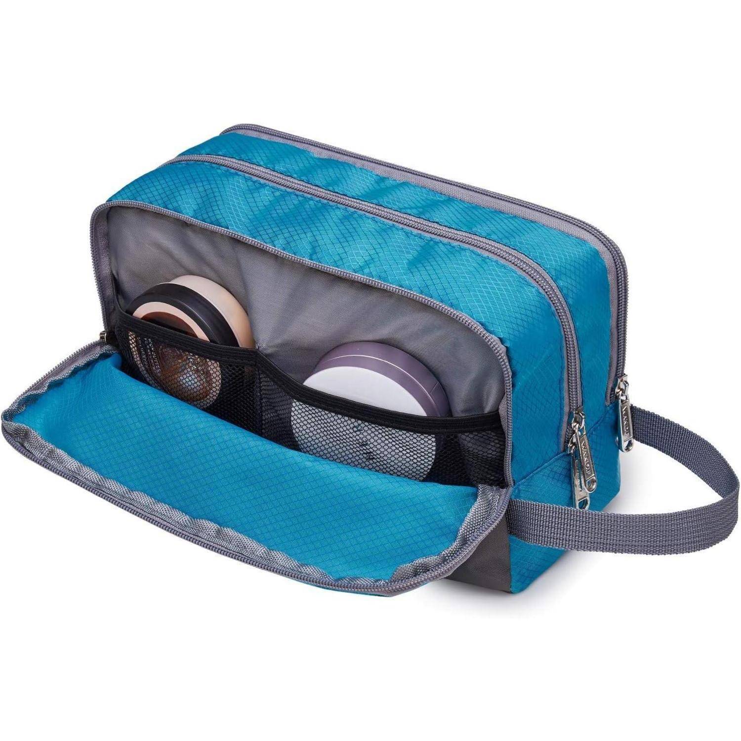 Kulturbeutel Herren Damen Reisezubehör Kosmetiktasche A Himmelblau