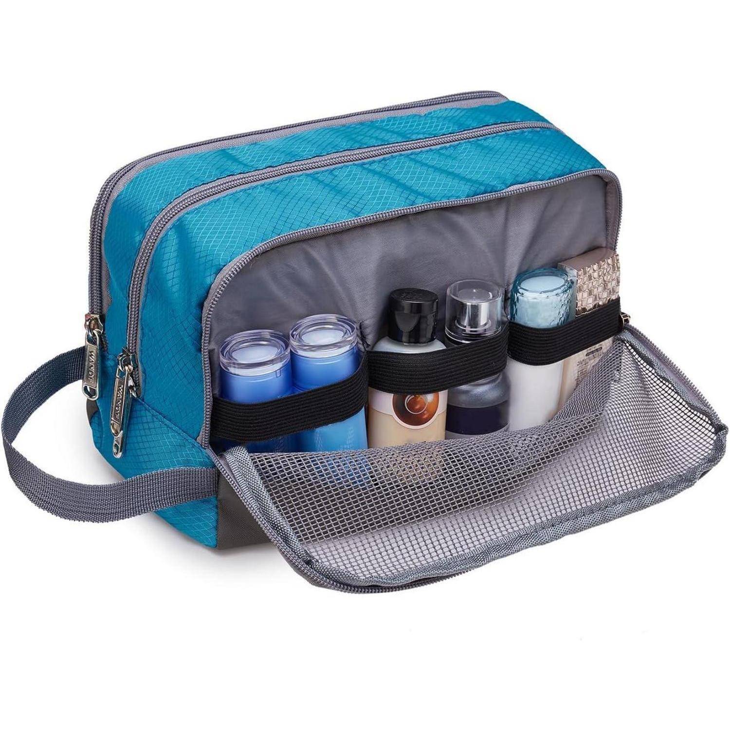 Kulturbeutel Herren Damen Reisezubehör Kosmetiktasche A Himmelblau