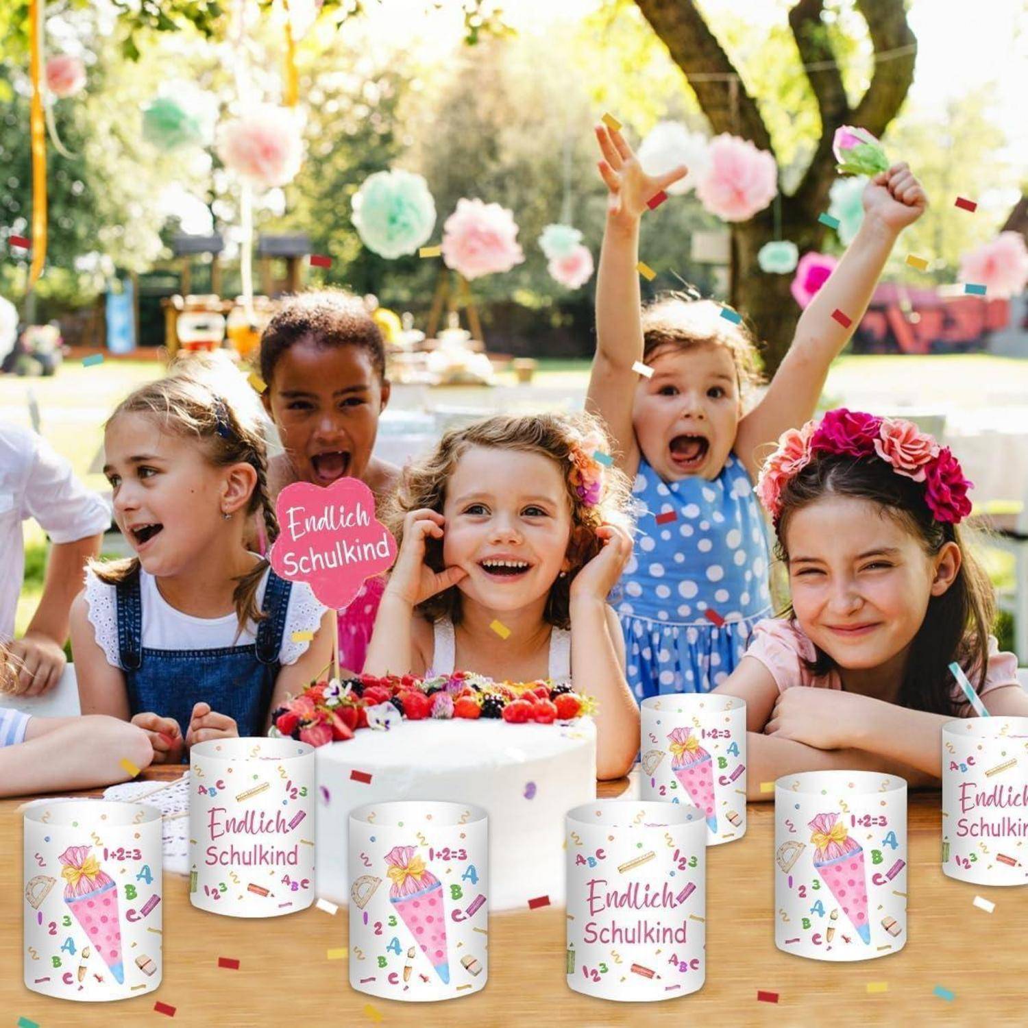 Windlicht Einschulung Mädchen 2025 Zuckertüte Einschulung Mädchen B