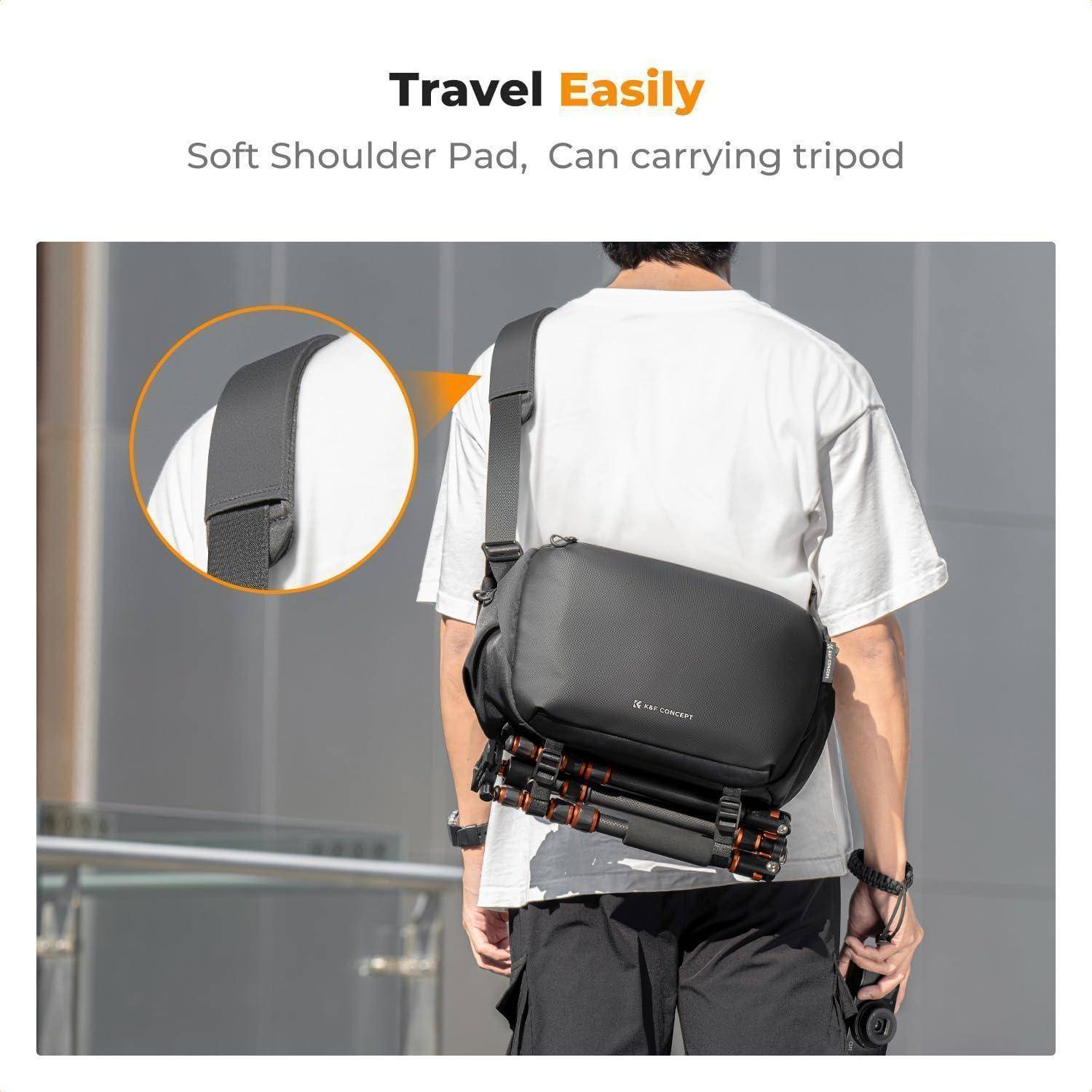 Kamera Rucksack Schultertasche Fotografen 1 schwarz groß l