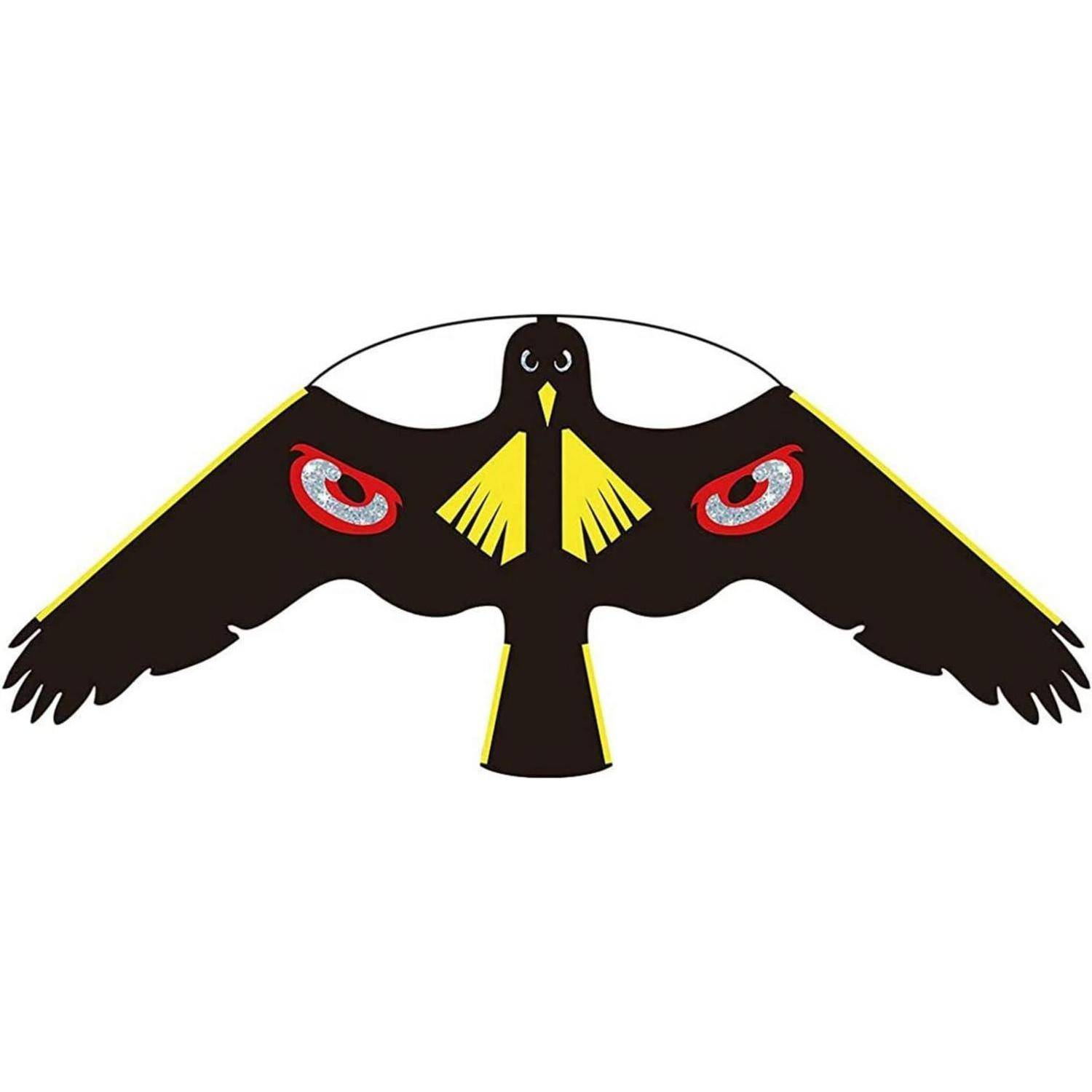 Vogelschreck Flugdrachen Garten 0.0 Meter Schwarz-Nein Stange