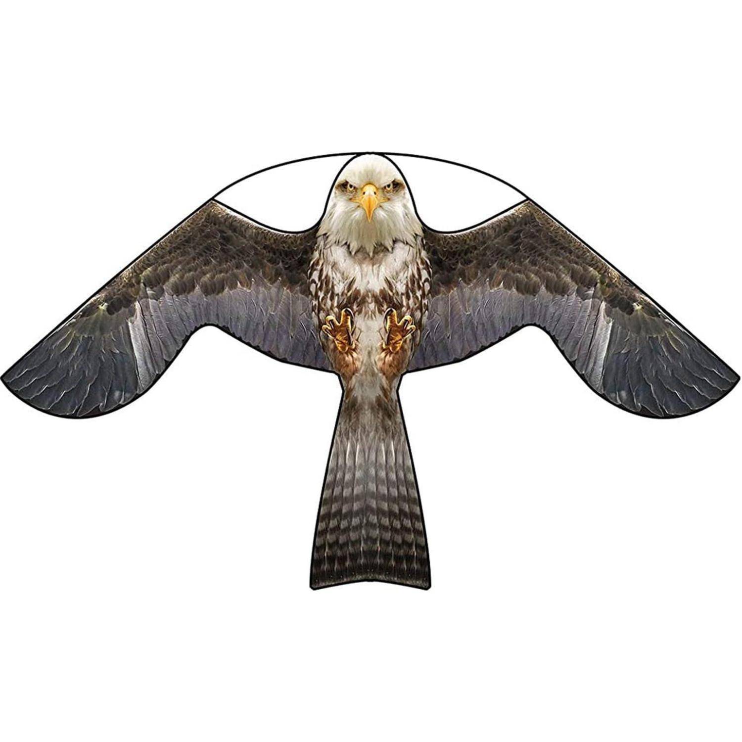Flugdrachen Vogelschreck Garten Bauernhof 0.0 Meter Rot-Nein Stange