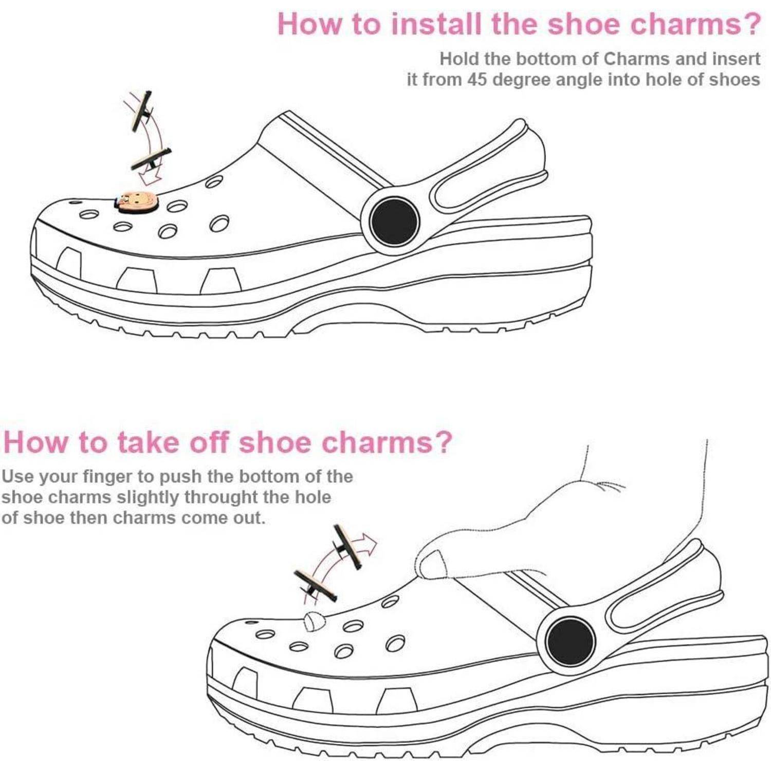 Schuhcharms PVC Cartoon Clogs Armband Kinder Mädchen Freunde 16 Stück