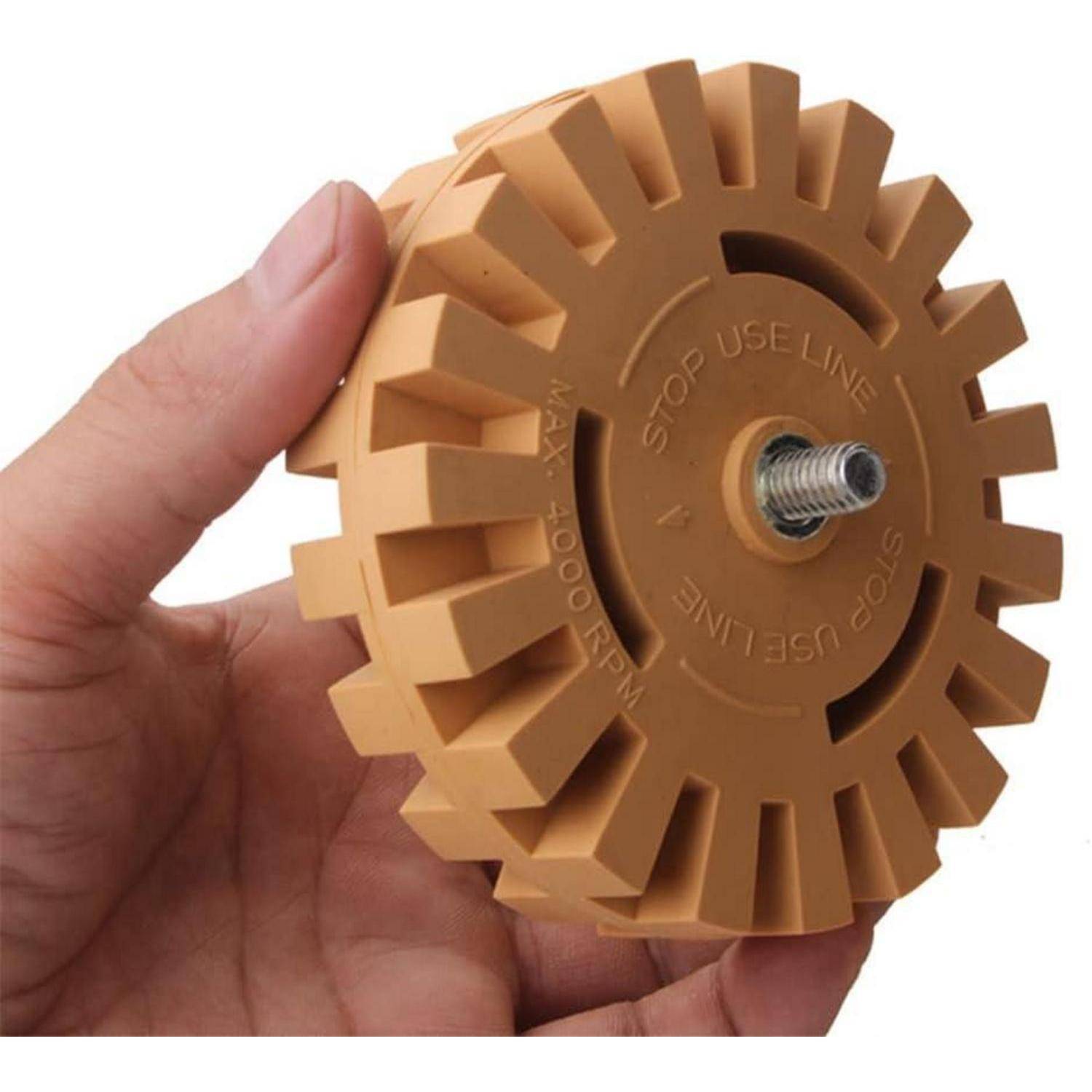 Aufkleber-Entferner-Set 12-teilig 10,2 cm Radiergummi mit 10 Klingen