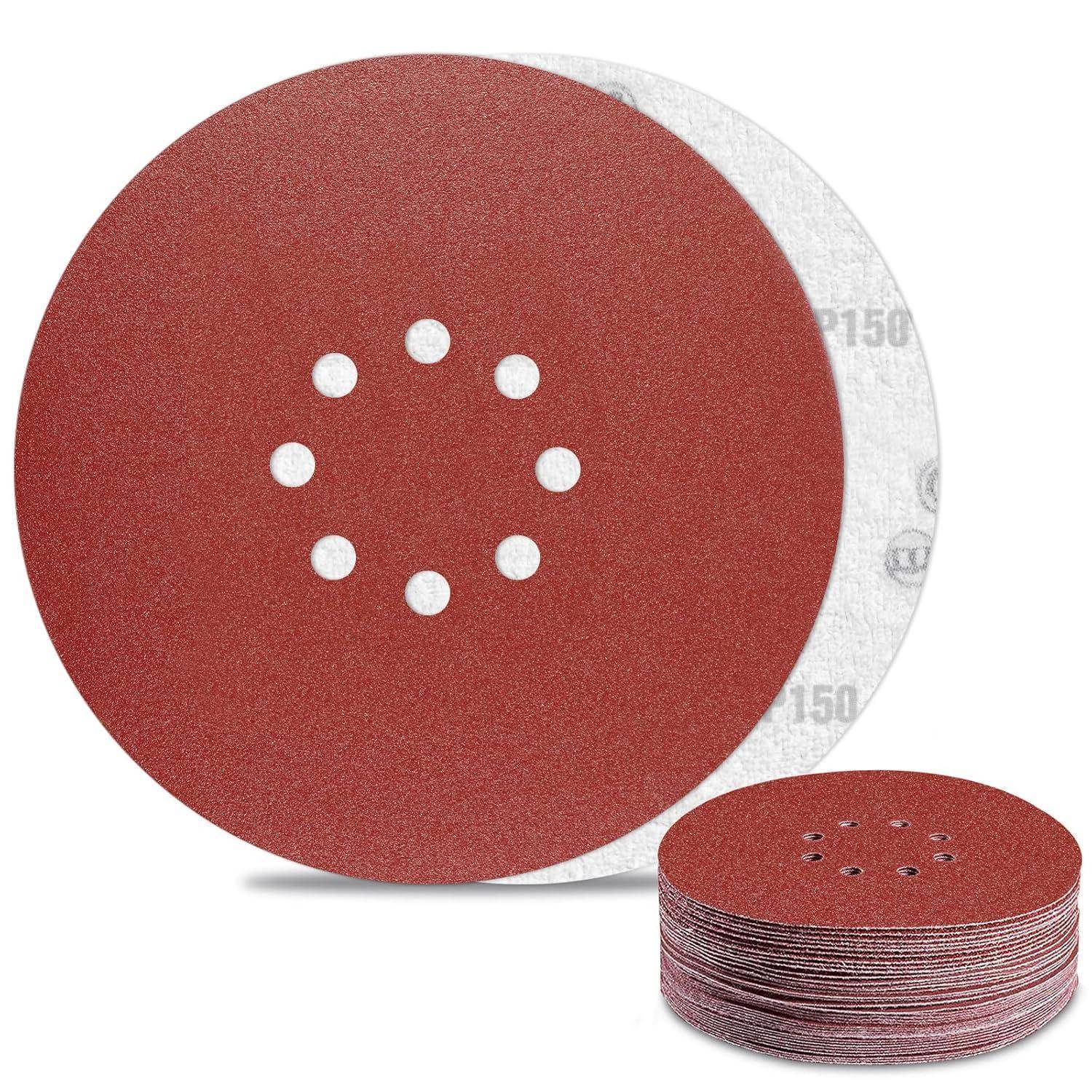 Schleifscheiben 225mm Klett 150 8Loch Deckenschleifer P150 30PCS