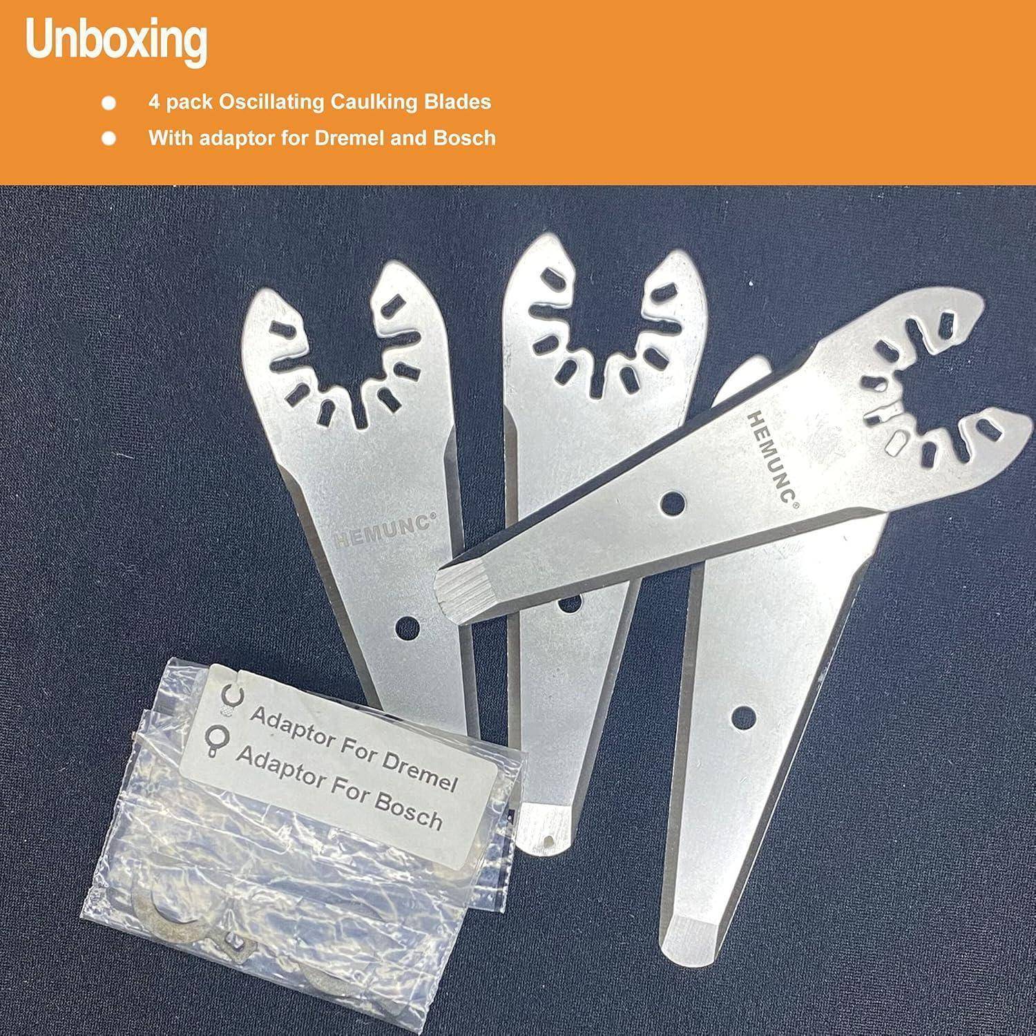 Schaber 4 Stück Multitool Edelstahl kompatibel Adapter