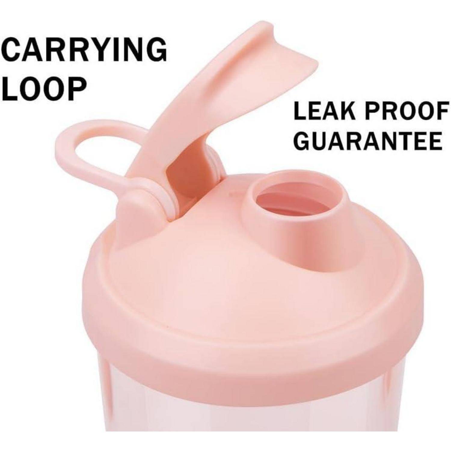 Shaker Eiweiß Elektrisch USB Wiederaufladbar 600ml BPA Frei Rosa