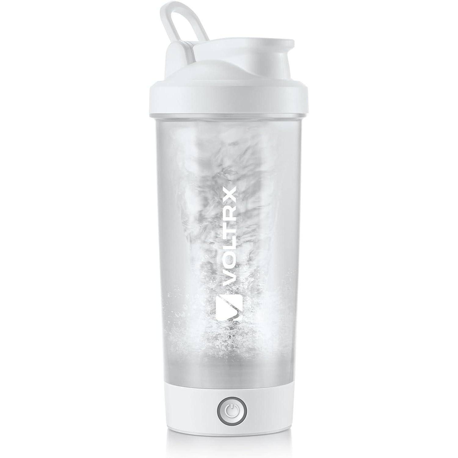 Protein Shaker wiederaufladbar USB C BPA frei 24oz White