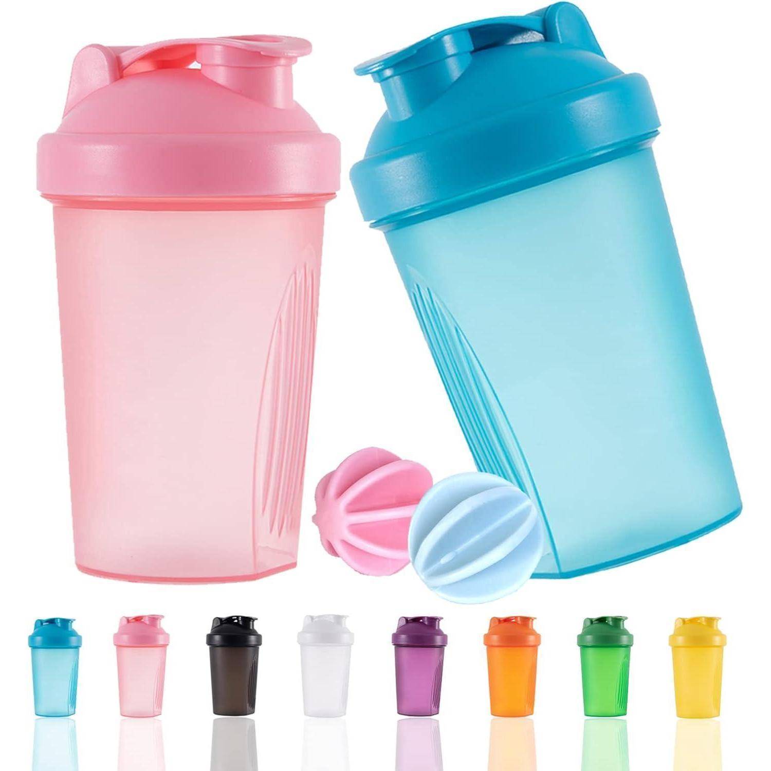 Protein Shaker Flasche 400ml Auslaufsicher BPA frei Whey Eiweiß Shaker