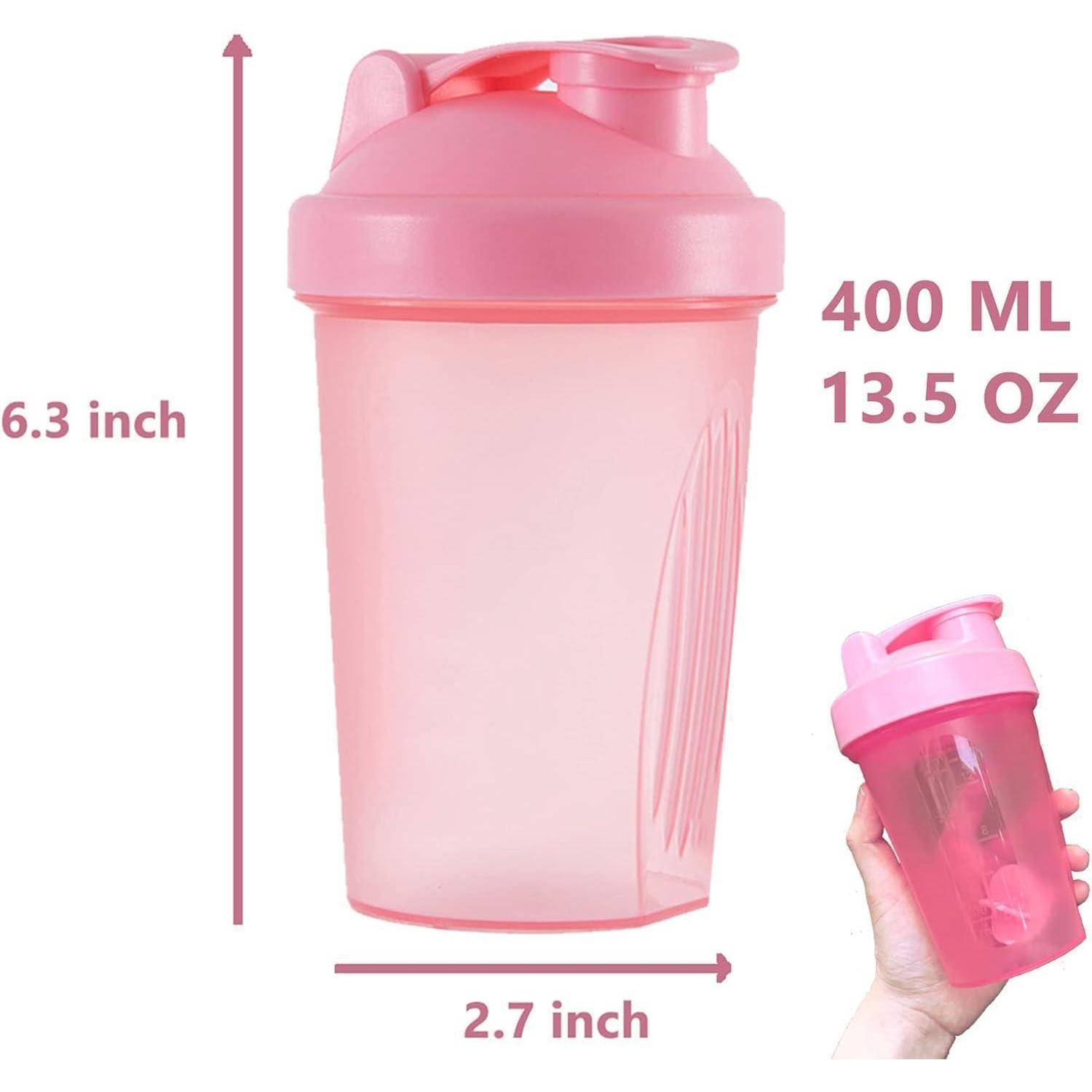 Protein Shaker Flasche 400ml Auslaufsicher BPA frei Whey Eiweiß Shaker