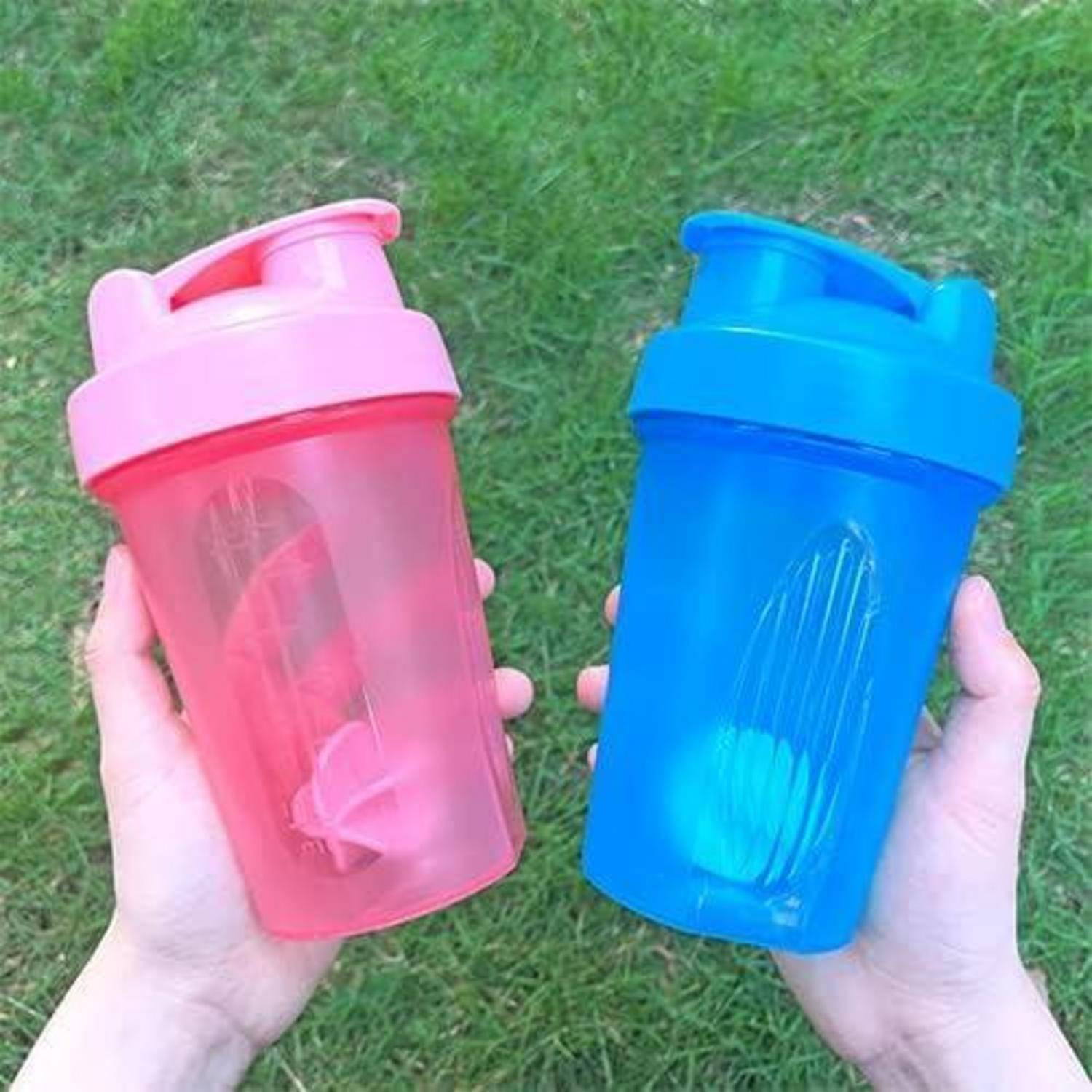 Protein Shaker Flasche 400ml Auslaufsicher BPA frei Whey Eiweiß Shaker