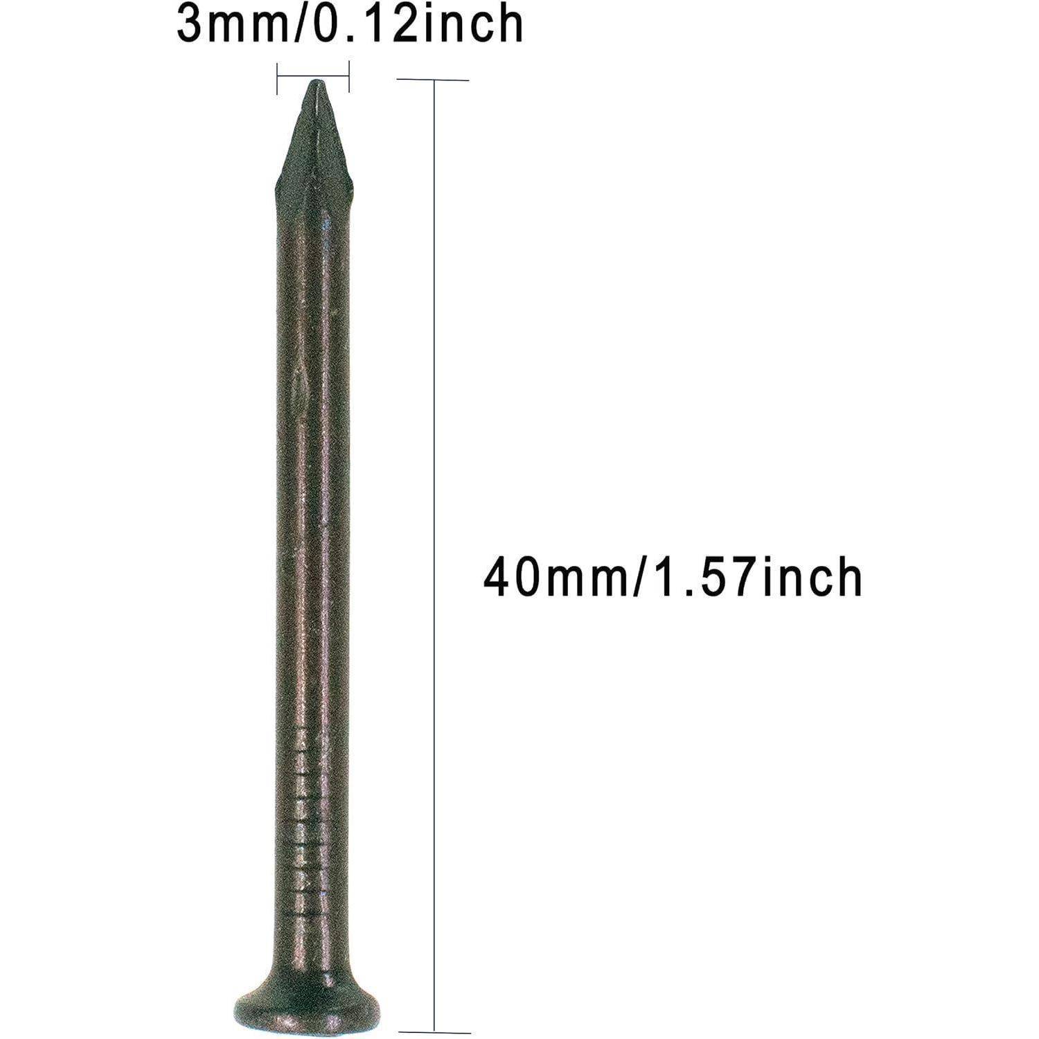 Betonnägel 80 Stück Stahl Bilder Trockenbau 40mm