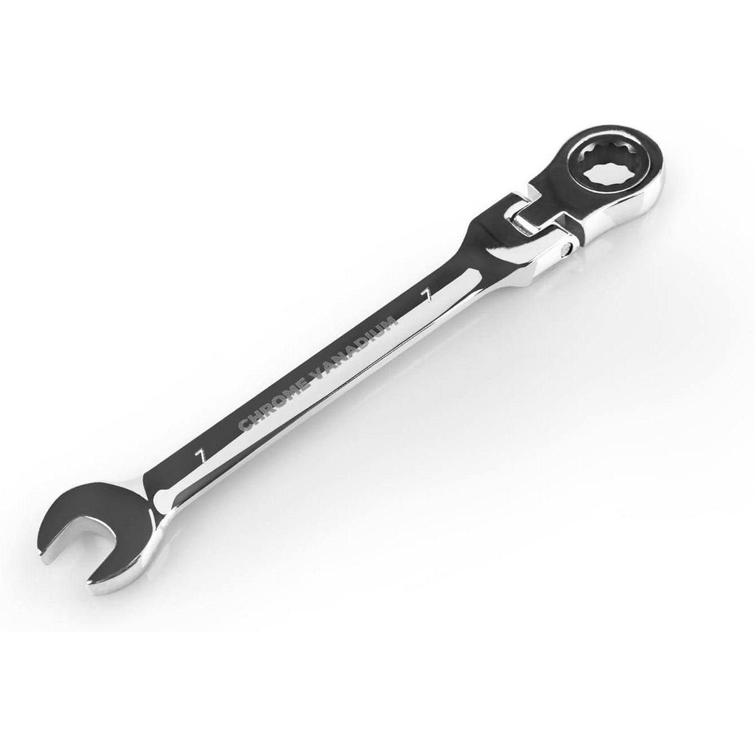 Schlüssel Ratchet Flexkopf Metrik 12PunktBoxende 72Zähne 7 mm
