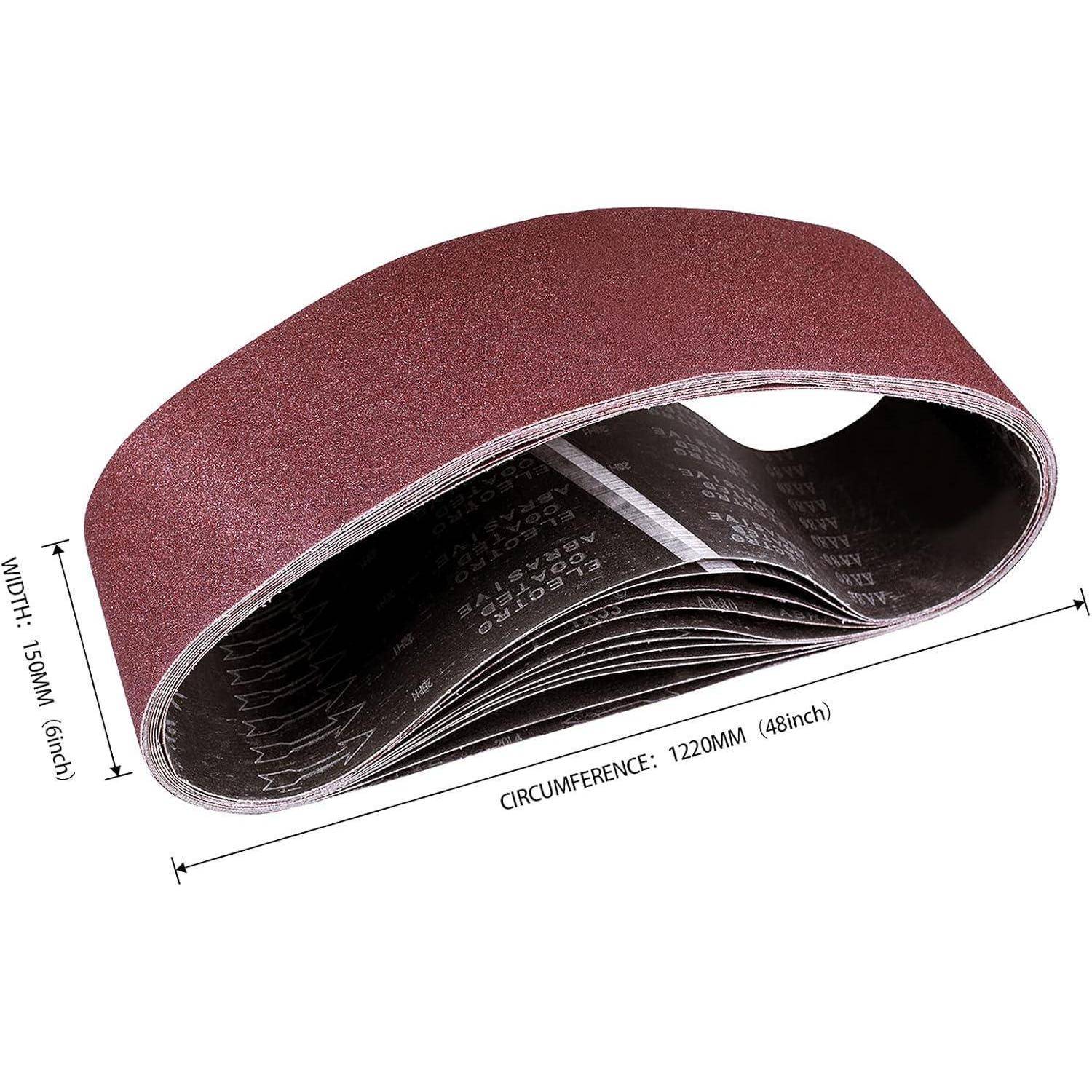 Schleifbänder Korn 80 120 150 240 400 Bandschleifer 5 150 X 1220 mm
