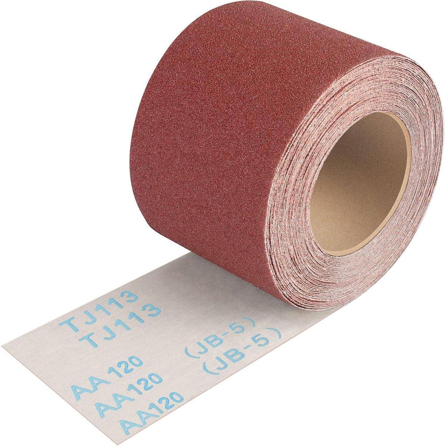 Schleifpapier Rolle 93 mm 10 m Handschleifer Holz Körnung 120