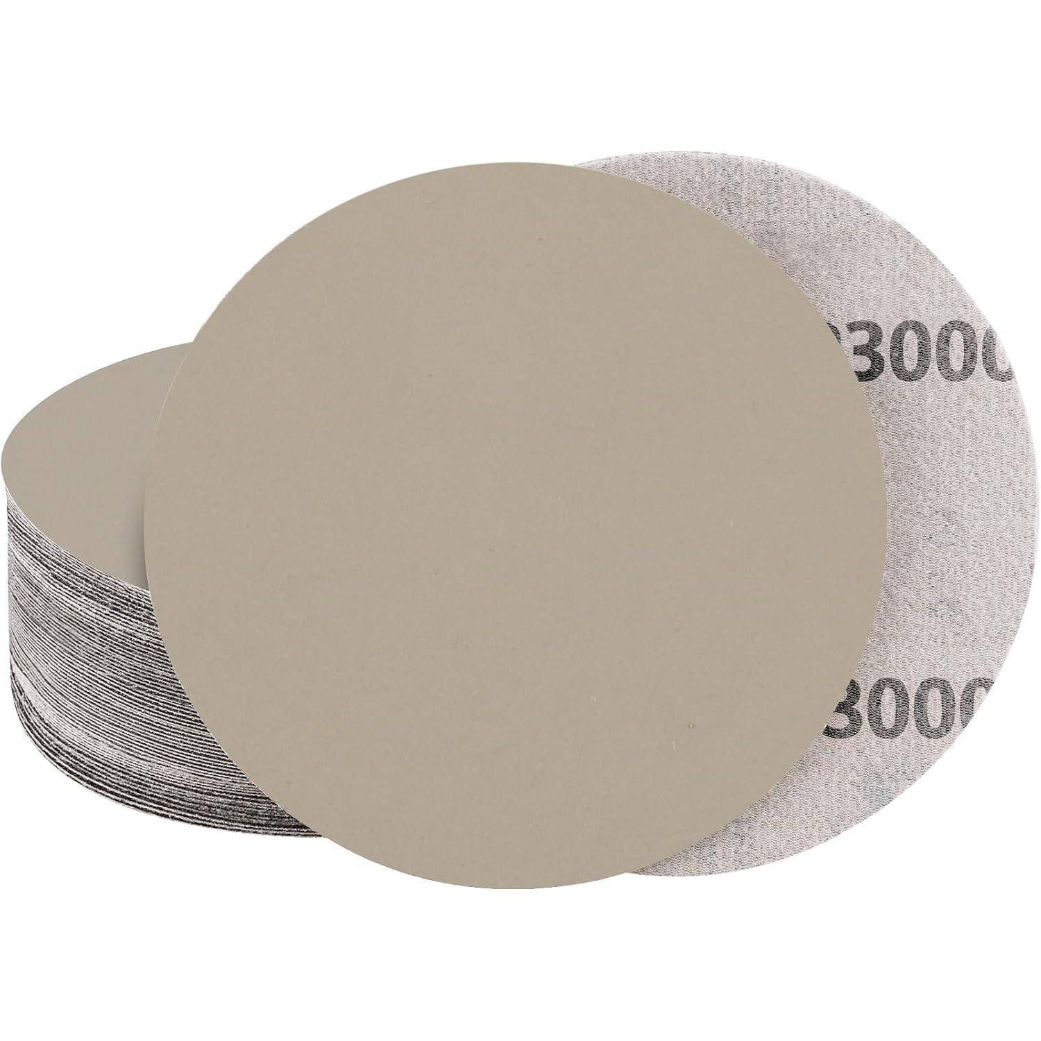 Schleifscheiben 150mm Klett NoLoch nass Auto 20 stück 3000 körnung