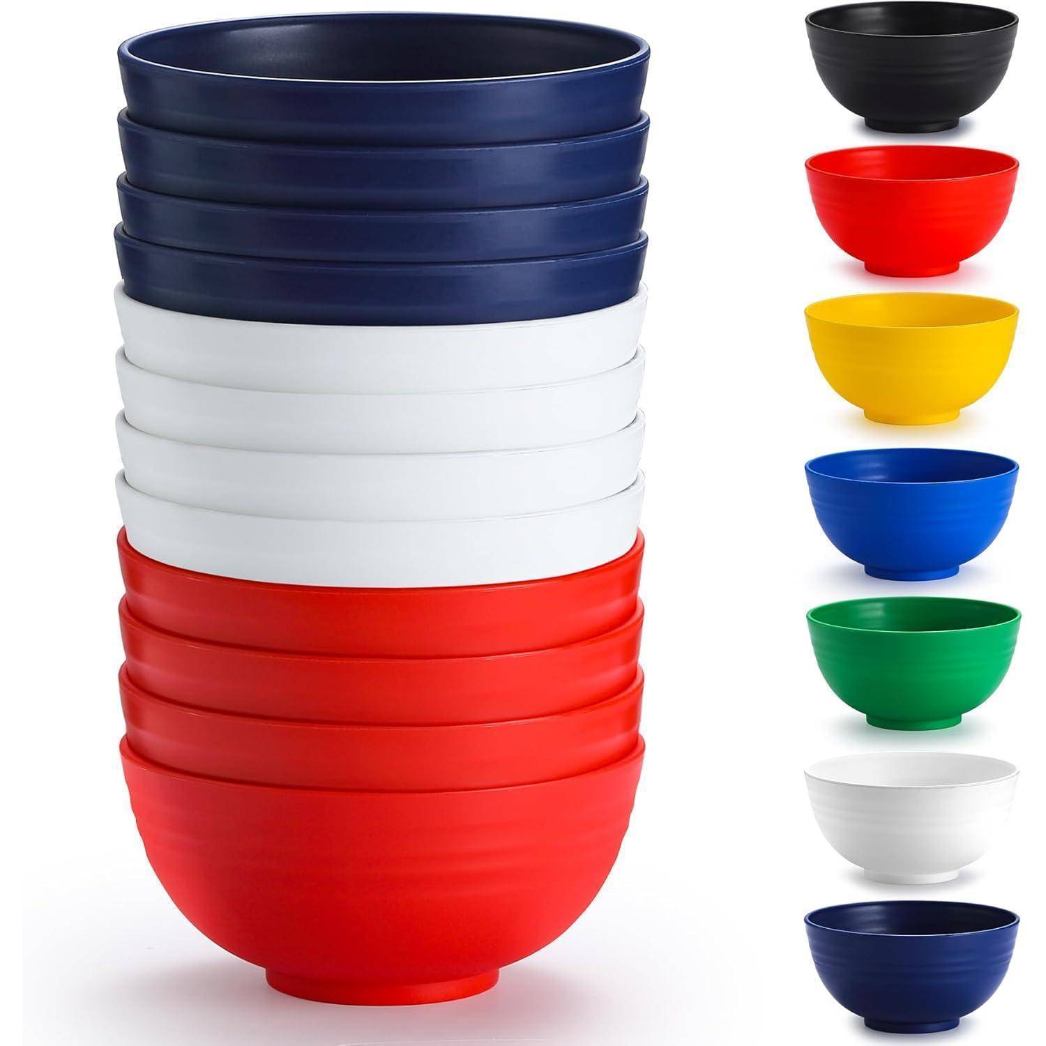 Schüsseln Kunststoff Set 12 Stück 750ml Ramen 5. Fr-farbe