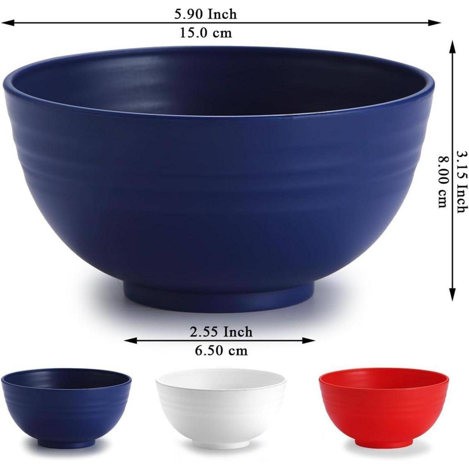 Schüsseln Kunststoff Set 12 Stück 750ml Ramen 5. Fr-farbe