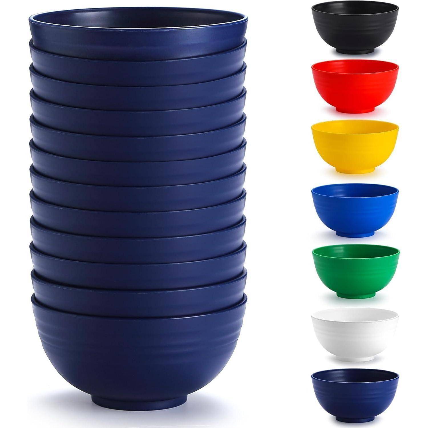 Schalen Kunststoff Set 12 Stück 750ml Mehrweg Plastik 8. Eur Blau