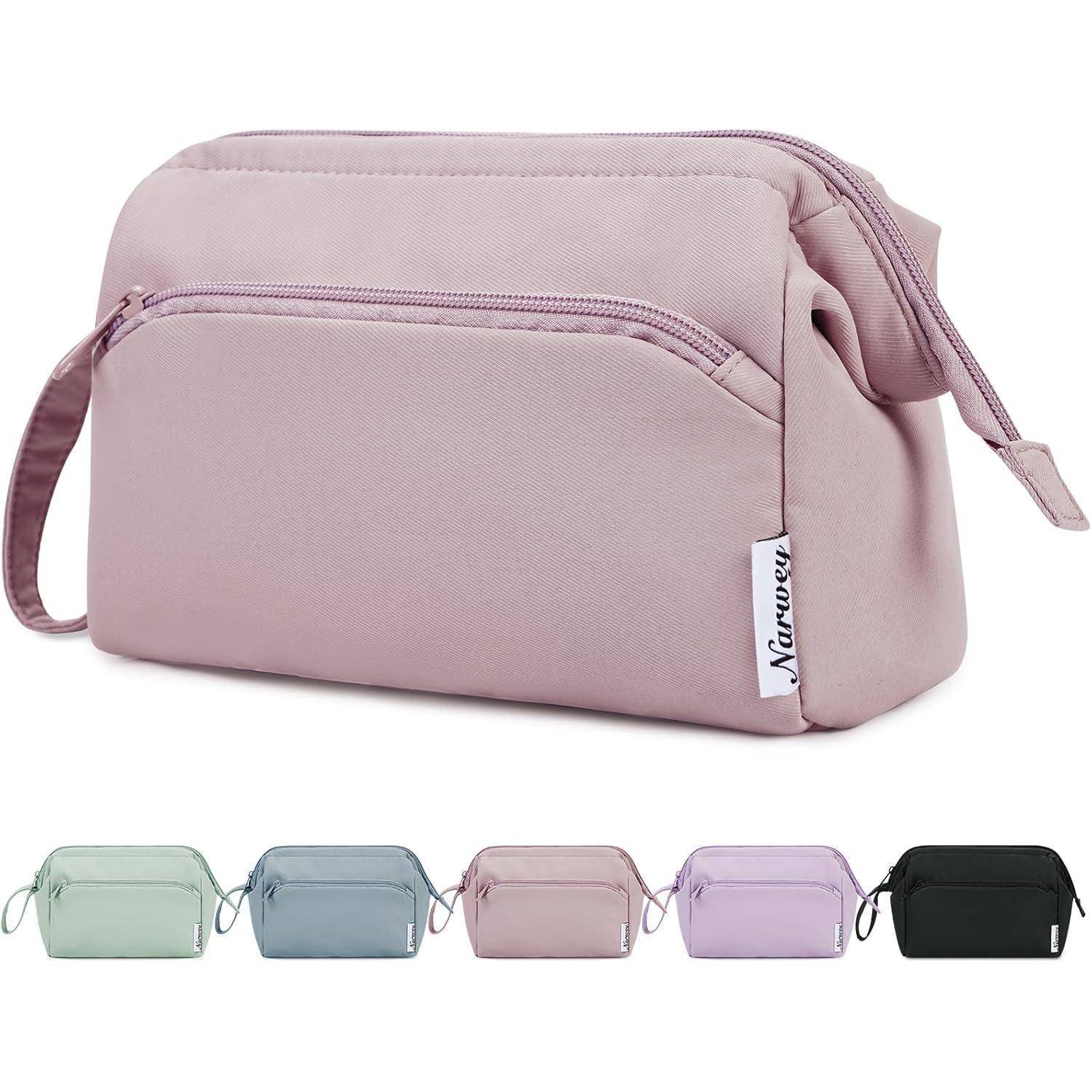 Kulturtasche Kulturbeutel Kosmetiktasche Makeuptasche Damen A-rosa