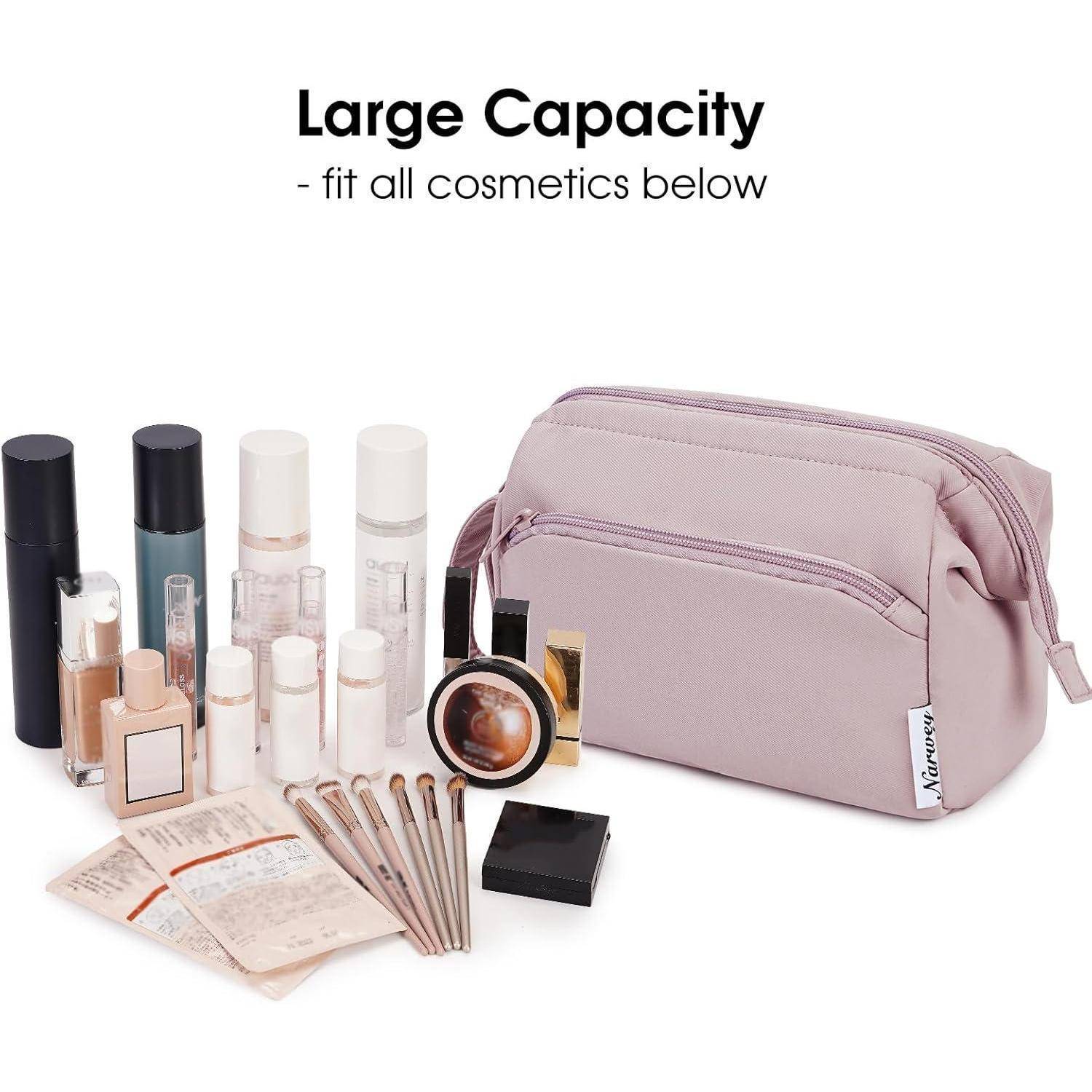 Kulturtasche Kulturbeutel Kosmetiktasche Makeuptasche Damen A-rosa