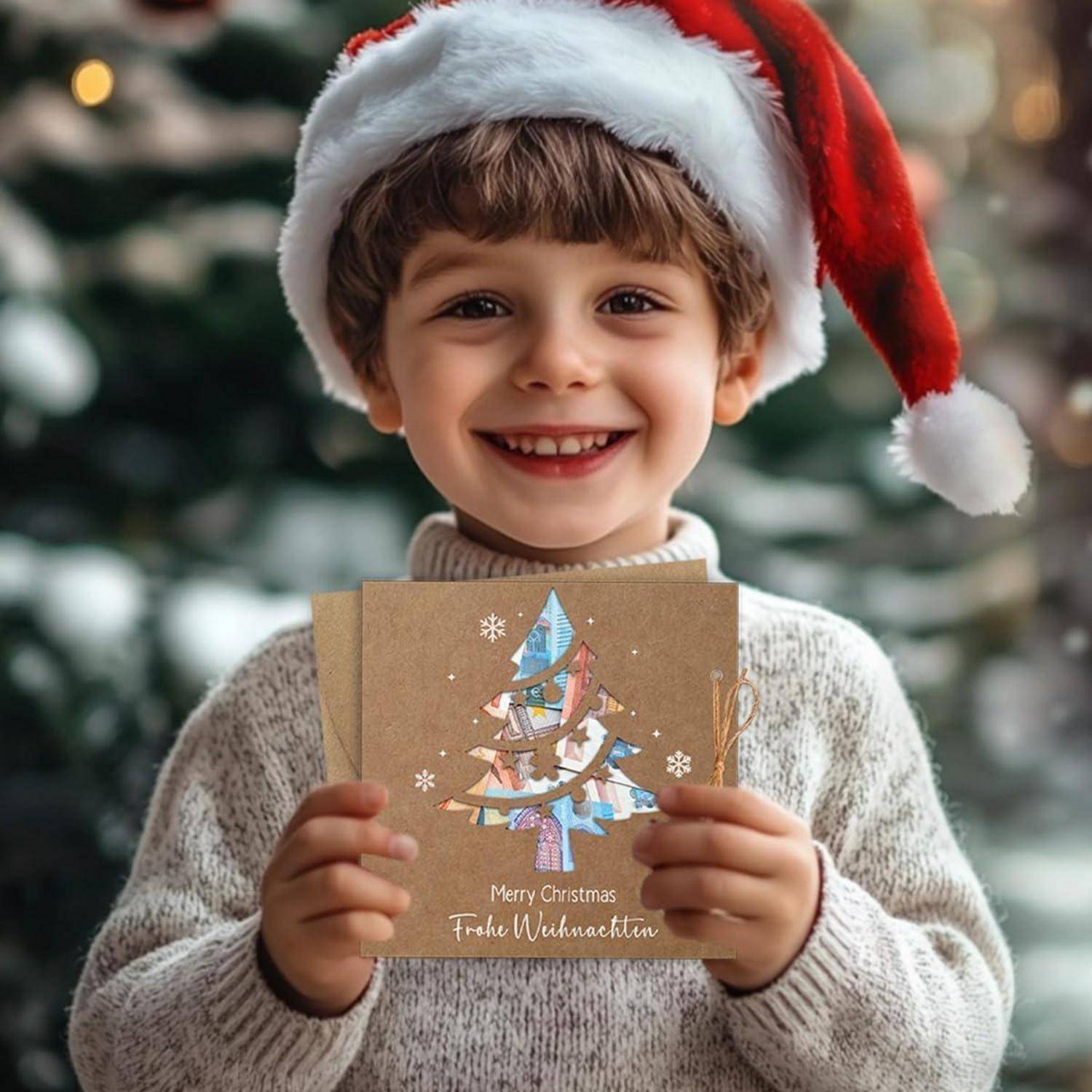 Geldgeschenk Verpackung Umschläge Gutschein Frauen Männer Weihnachten