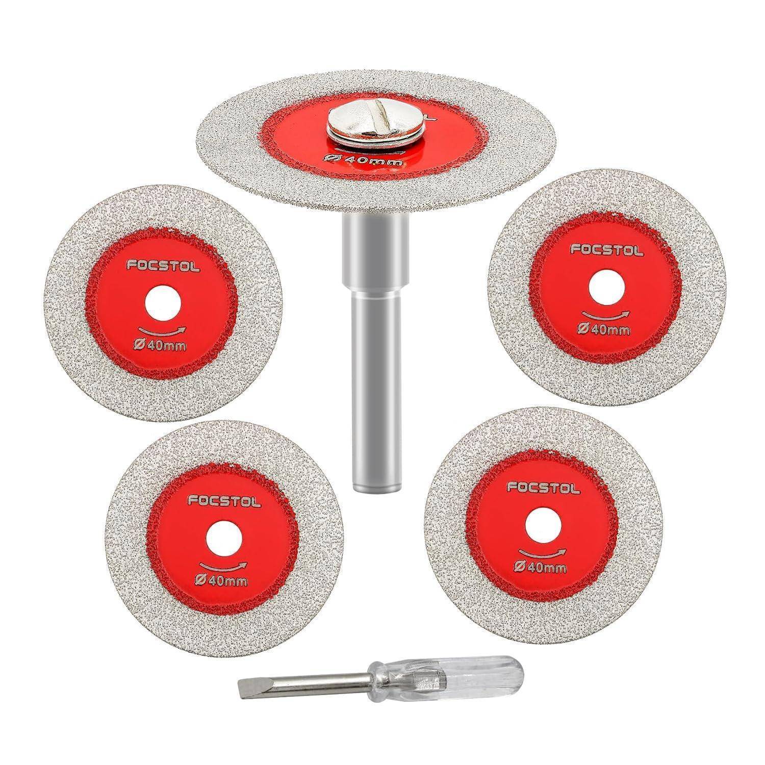 Diamant Trennscheibe 5 Stück Glas Fliesen Keramik Marmor 40mm