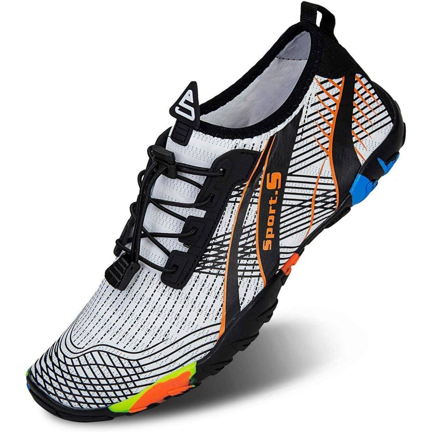 Strandschuhe Badeschuhe Schwimmschuhe Aquaschuhe 38 EU Weiße Orange