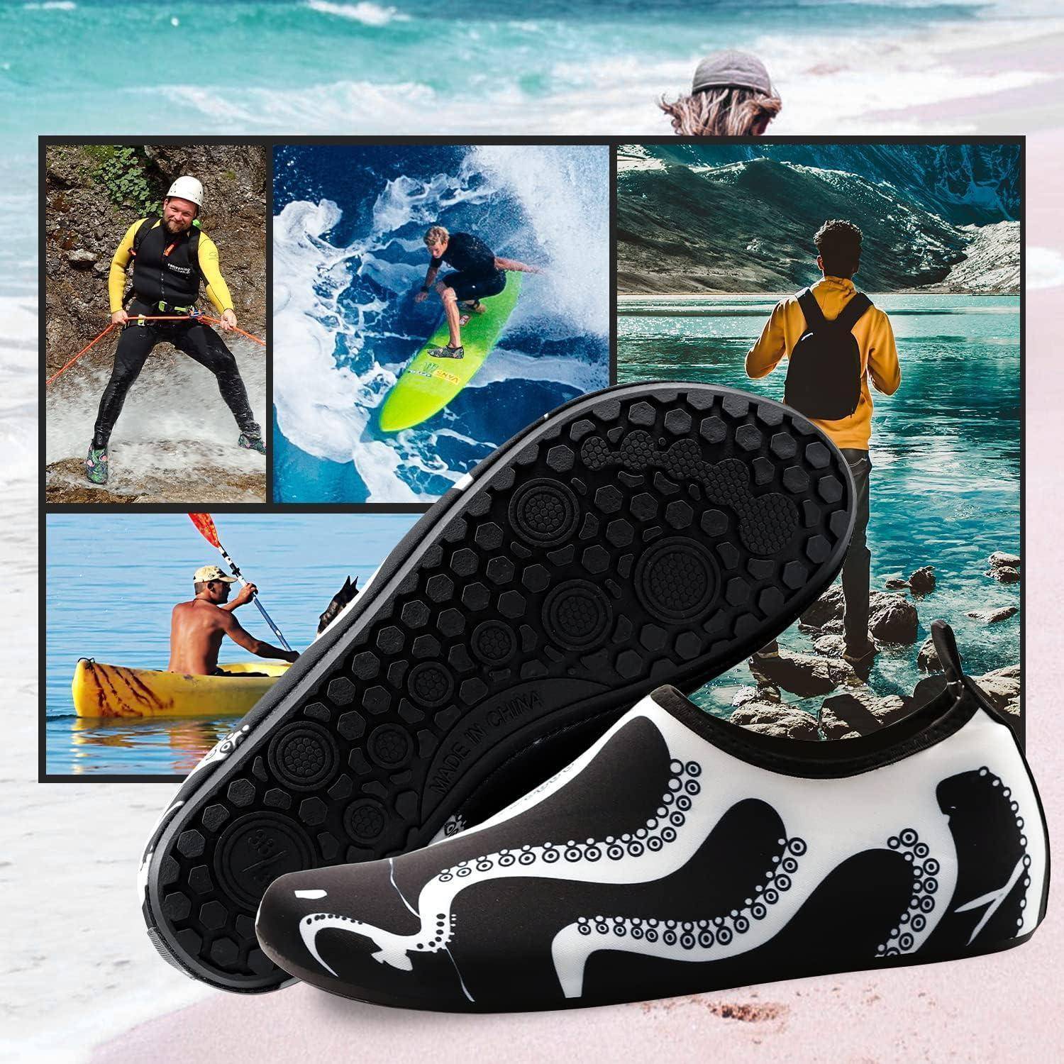 Wasserschuhe Herren Damen Badeschuhe Aquaschuhe 36 37 EU 31 Weiß