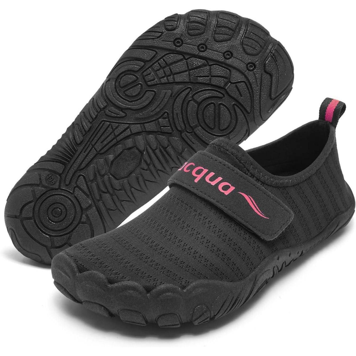 Wasserschuhe Kinder Jungen Mädchen 34 EU Wzk169eu Schwarz Rose