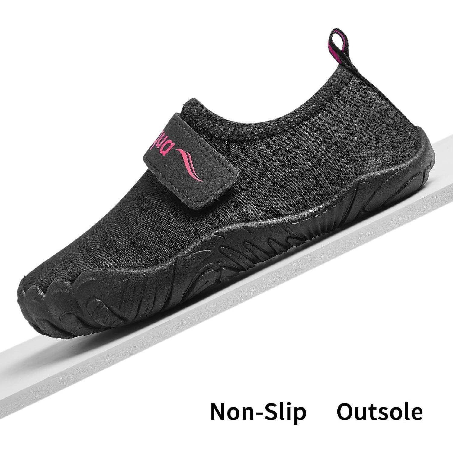 Wasserschuhe Kinder Jungen Mädchen 34 EU Wzk169eu Schwarz Rose