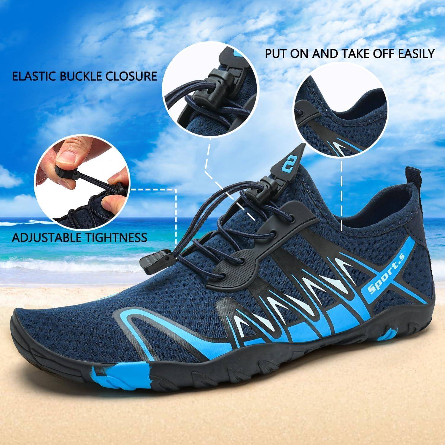 Strandschuhe Unisex Wasserschuhe rutschfest 41 EU S901 Marineblau