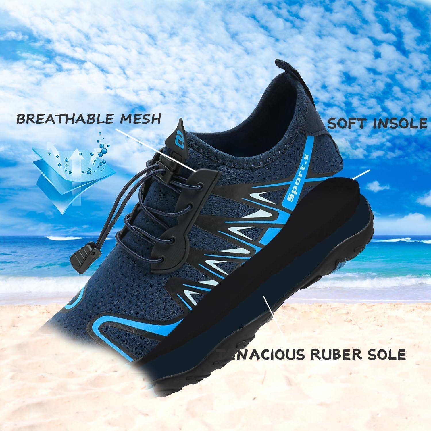 Strandschuhe Unisex Wasserschuhe rutschfest 41 EU S901 Marineblau